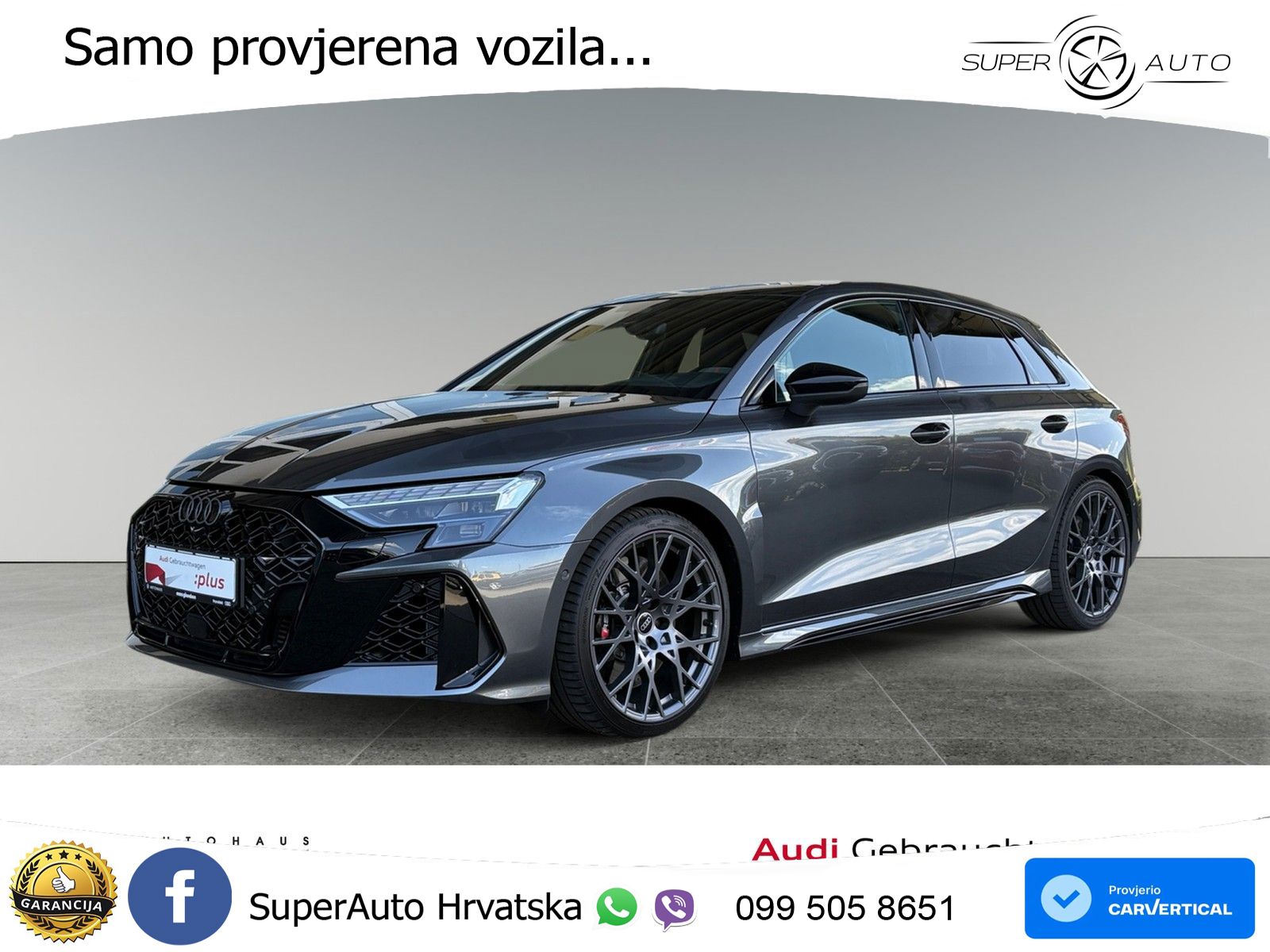 Audi RS3 Sportback 2.5 TFSI (400 KS) quattro S tronic LED+GR SJED+ACC