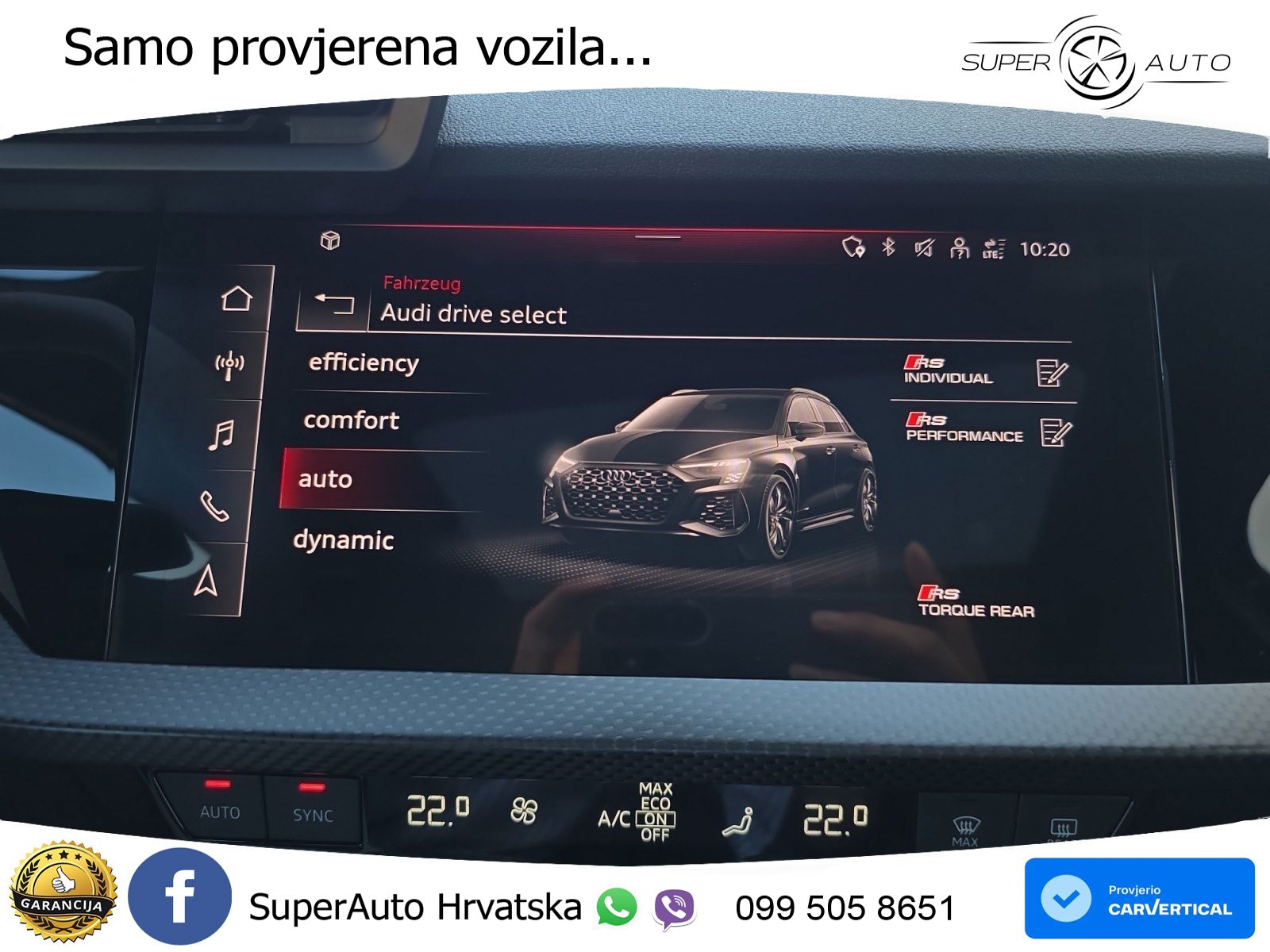 Audi RS3 Sportback 2.5 TFSI (400 KS) quattro S tronic LED+GR SJED+ACC
