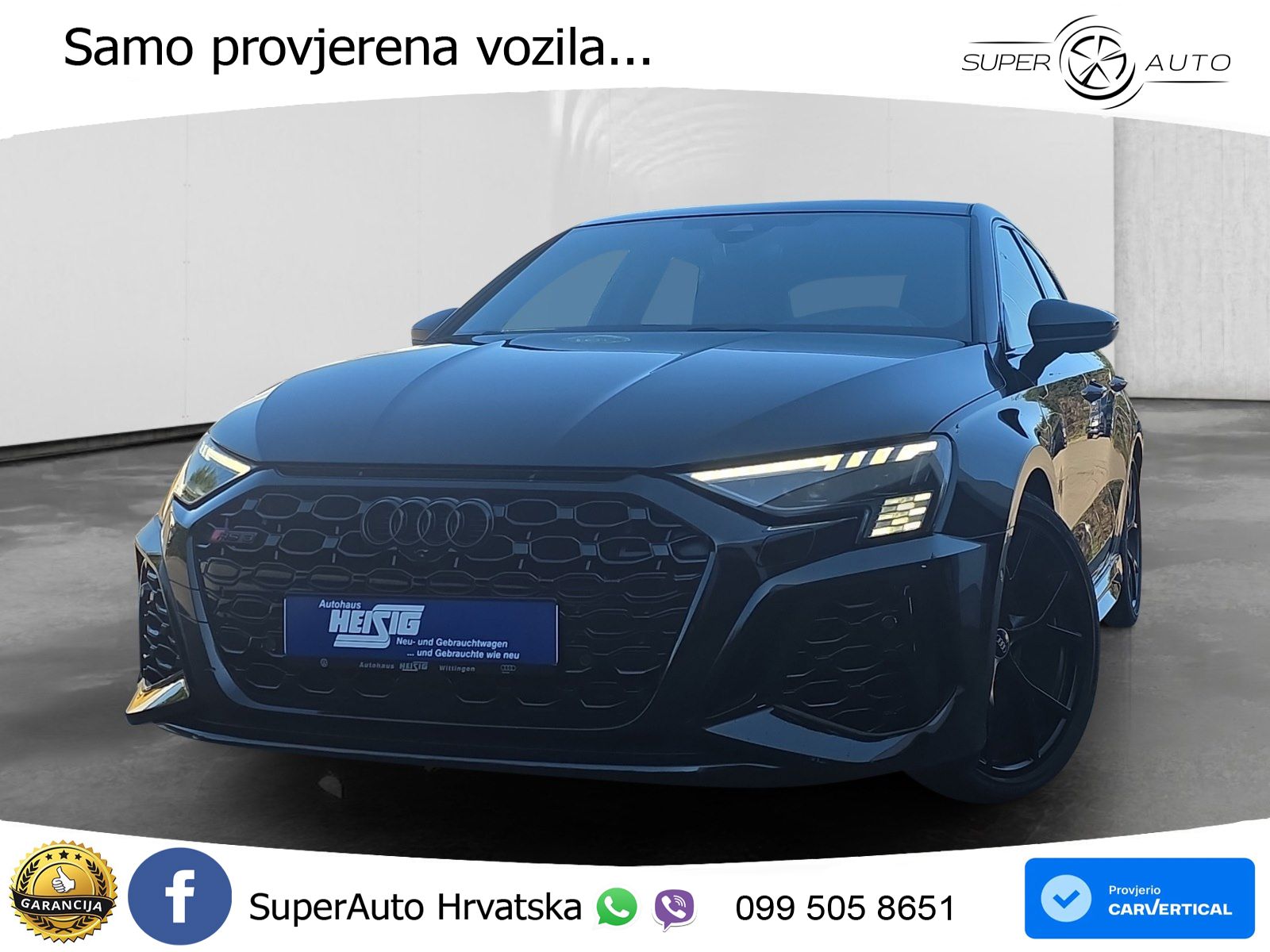Audi RS3 Sportback 2.5 TFSI (400 KS) quattro S tronic LED+GR SJED+ACC