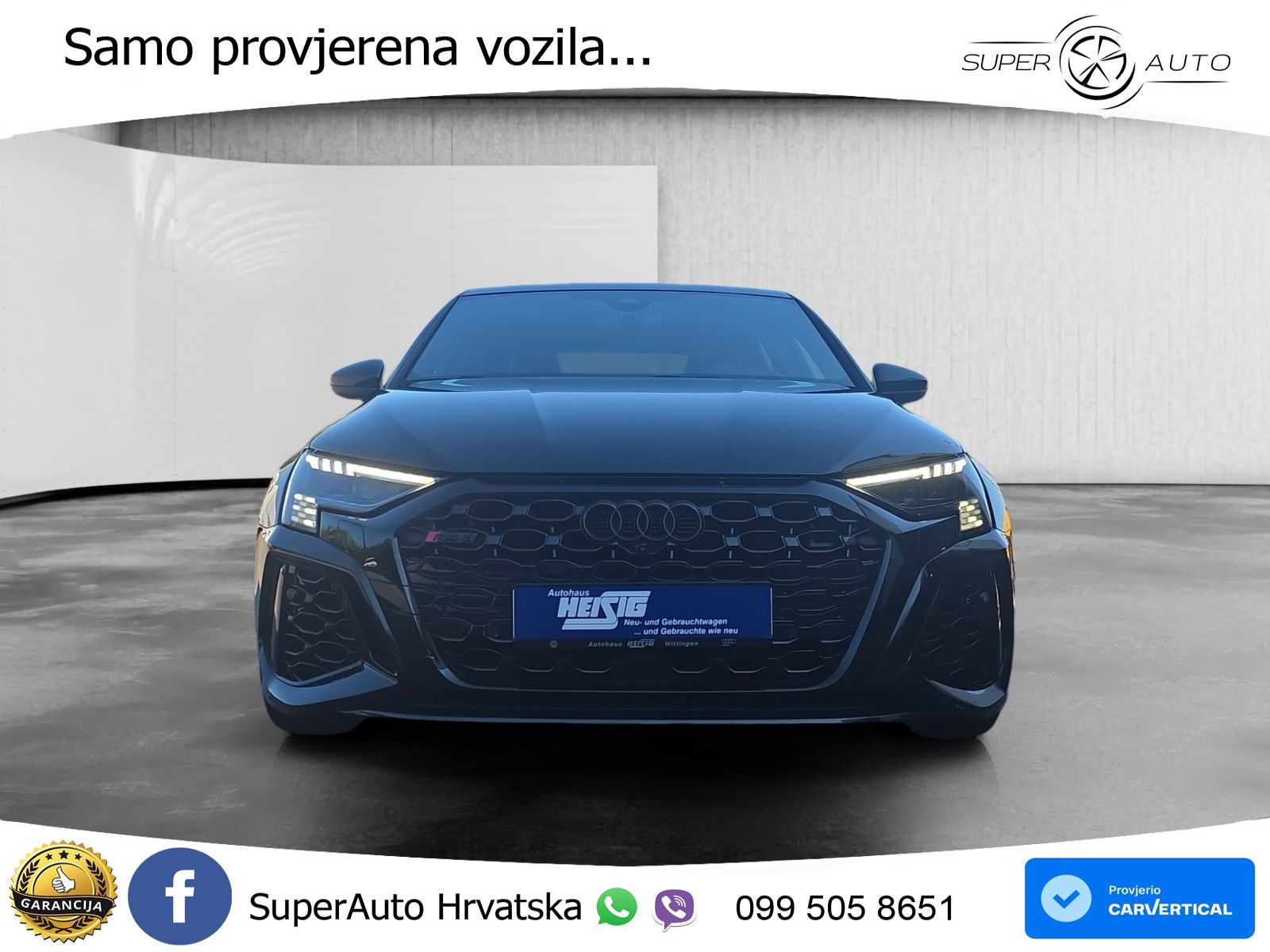 Audi RS3 Sportback 2.5 TFSI (400 KS) quattro S tronic LED+GR SJED+ACC