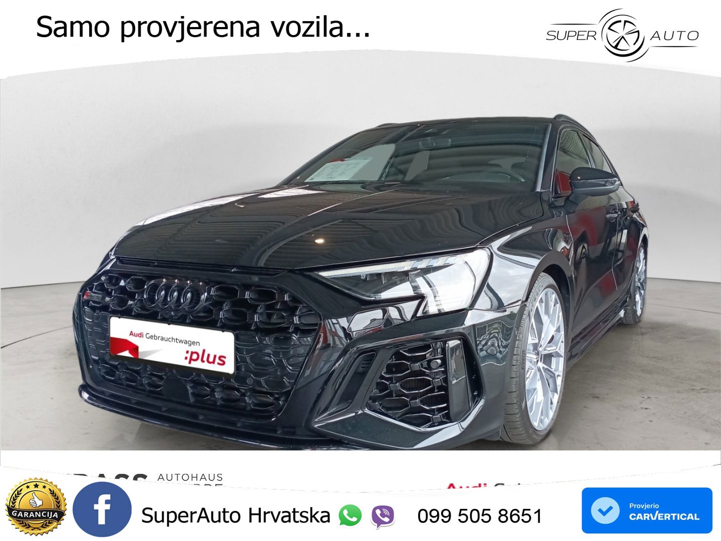 Audi RS3 Sportback 2.5 TFSI (400 KS) quattro S tronic
