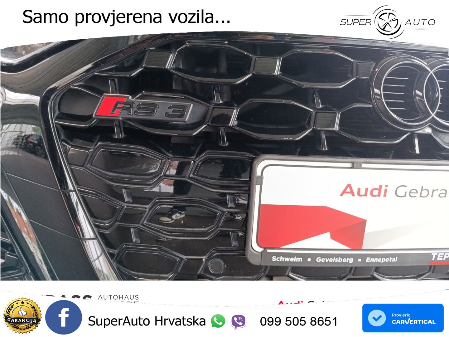 Audi RS3 Sportback 2.5 TFSI (400 KS) quattro S tronic