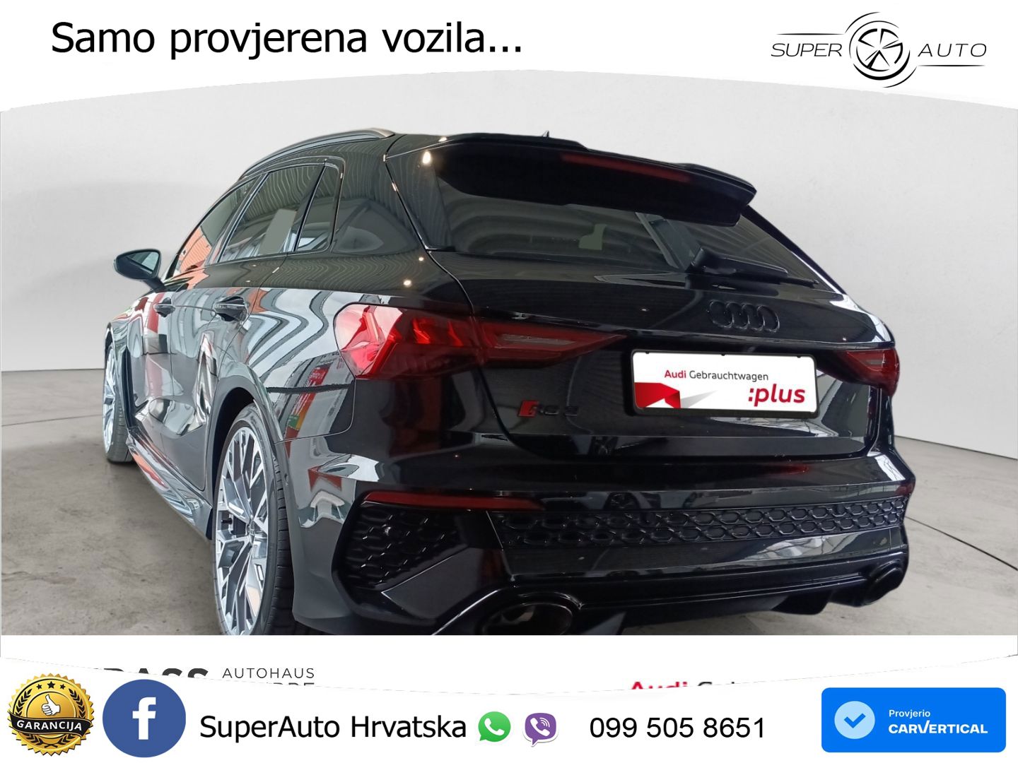 Audi RS3 Sportback 2.5 TFSI (400 KS) quattro S tronic