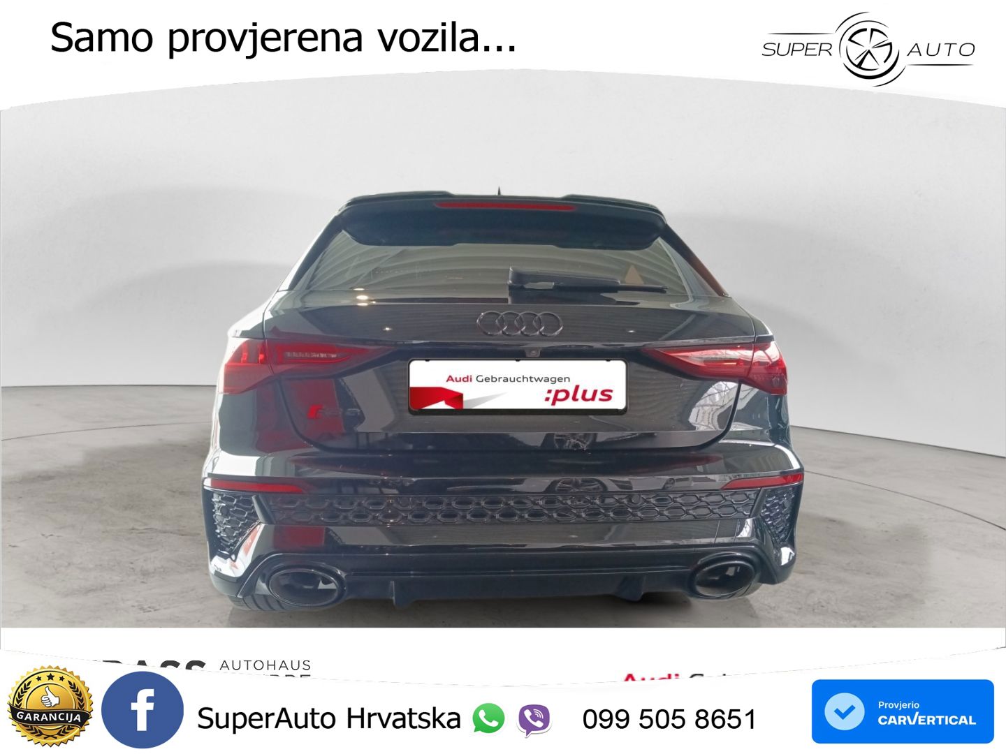 Audi RS3 Sportback 2.5 TFSI (400 KS) quattro S tronic