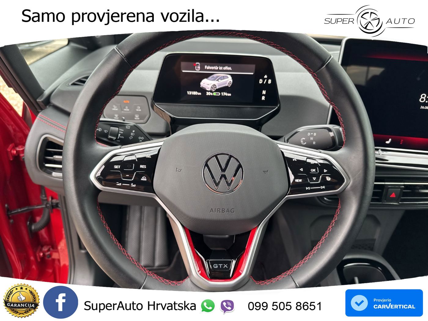 Volkswagen ID.3 GTX Performance 84 kWh (326 KS) LED+GR SJED+ACC