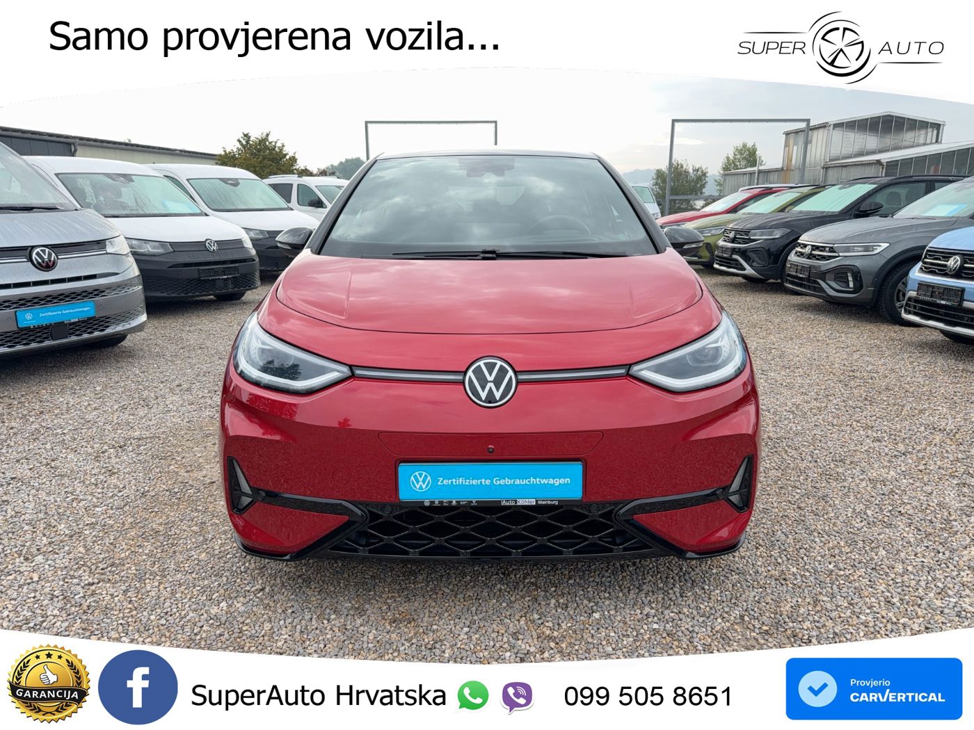 Volkswagen ID.3 GTX Performance 84 kWh (326 KS) LED+GR SJED+ACC