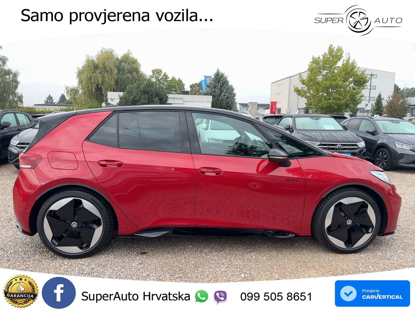 Volkswagen ID.3 GTX Performance 84 kWh (326 KS) LED+GR SJED+ACC