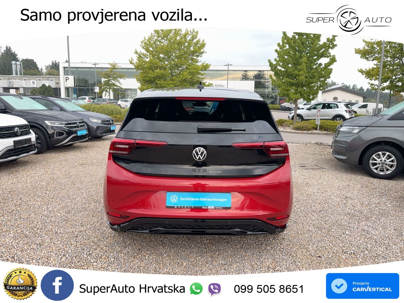 Volkswagen ID.3 GTX Performance 84 kWh (326 KS) LED+GR SJED+ACC