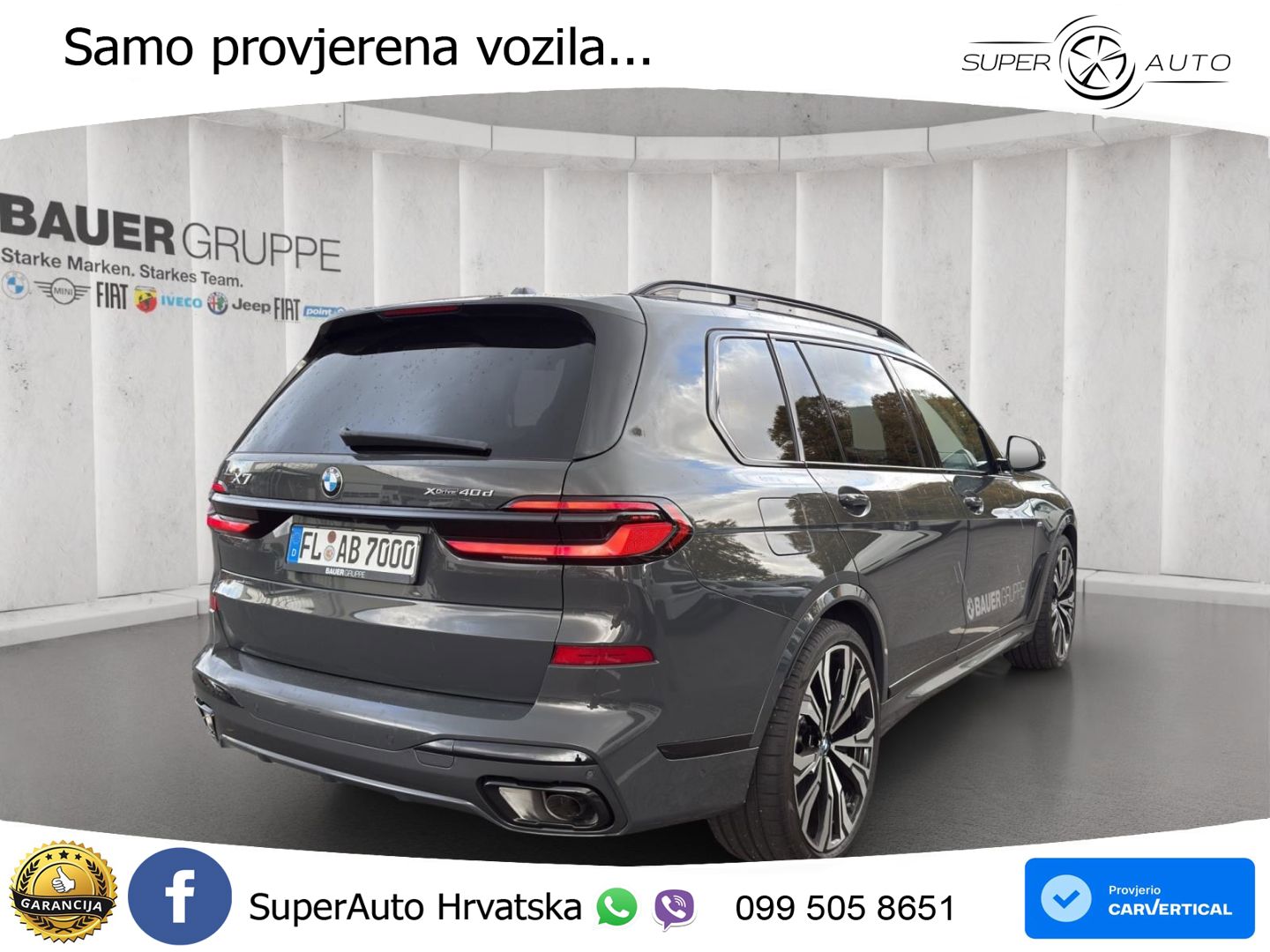 BMW X7 40d (352 KS) xDrive Steptronic M Sport LED+GR SJED+ACC