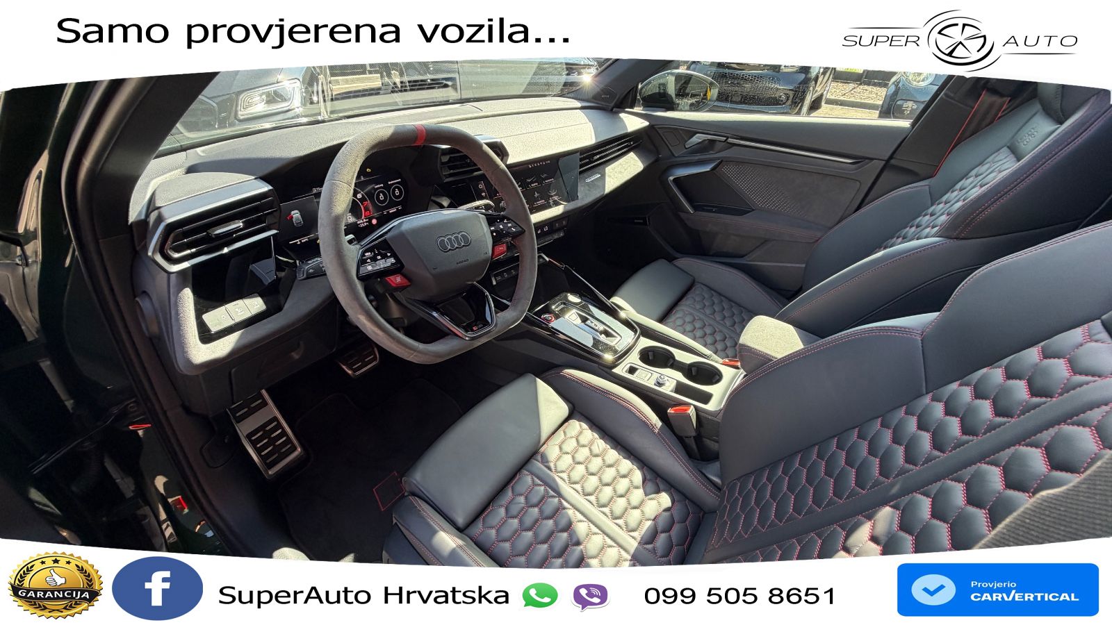 Audi RS3 Sedan 2.5 TFSI (400 KS) quattro S tronic LED+GR SJED+ACC