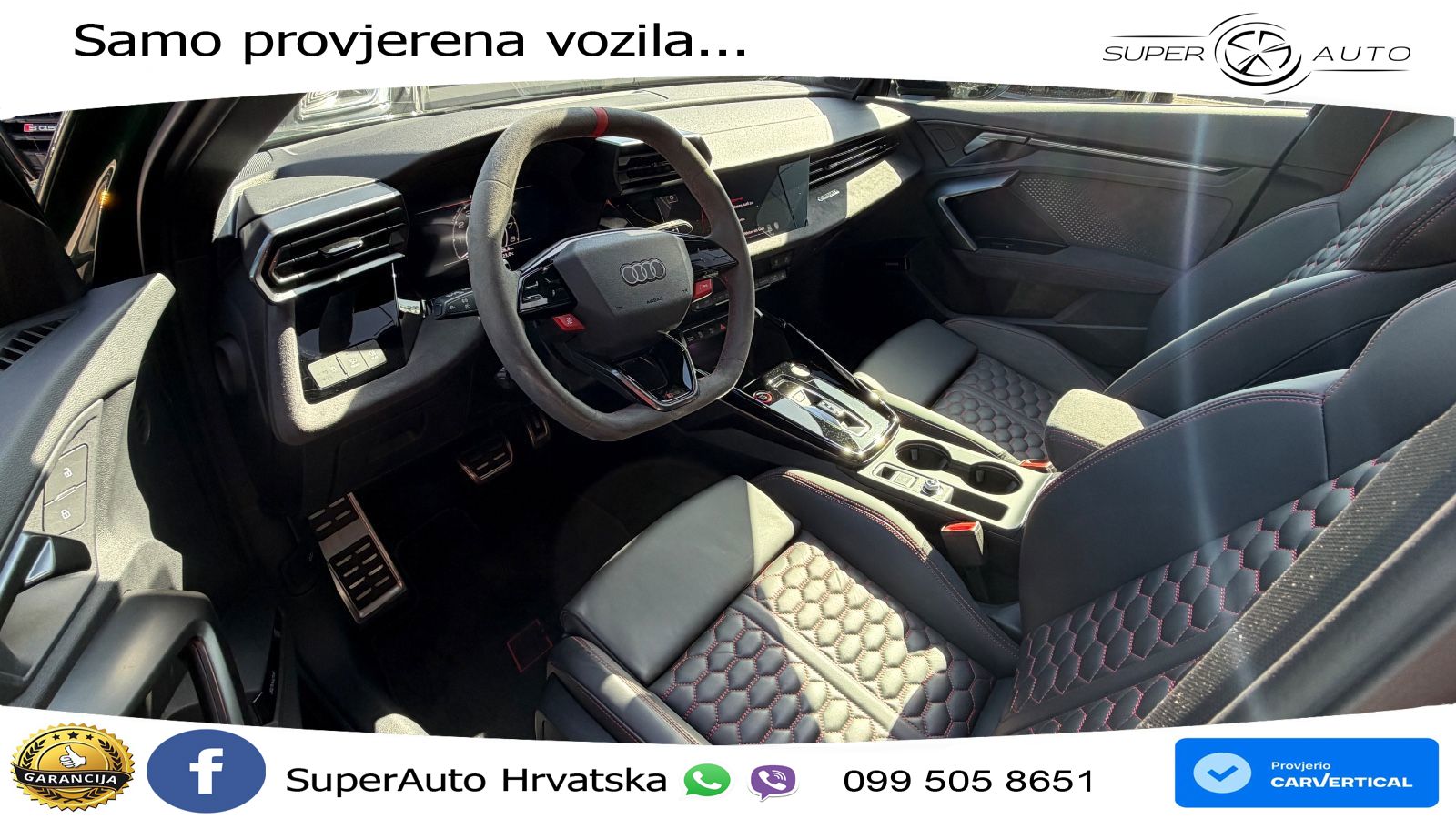 Audi RS3 Sedan 2.5 TFSI (400 KS) quattro S tronic LED+GR SJED+ACC