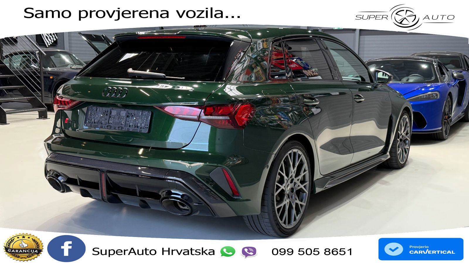 Audi RS3 Sedan 2.5 TFSI (400 KS) quattro S tronic LED+GR SJED+ACC