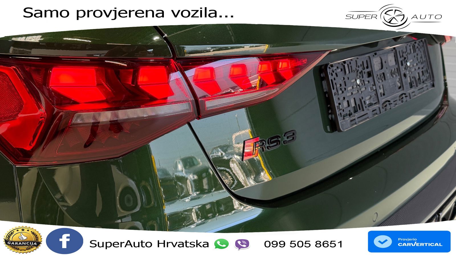 Audi RS3 Sedan 2.5 TFSI (400 KS) quattro S tronic LED+GR SJED+ACC