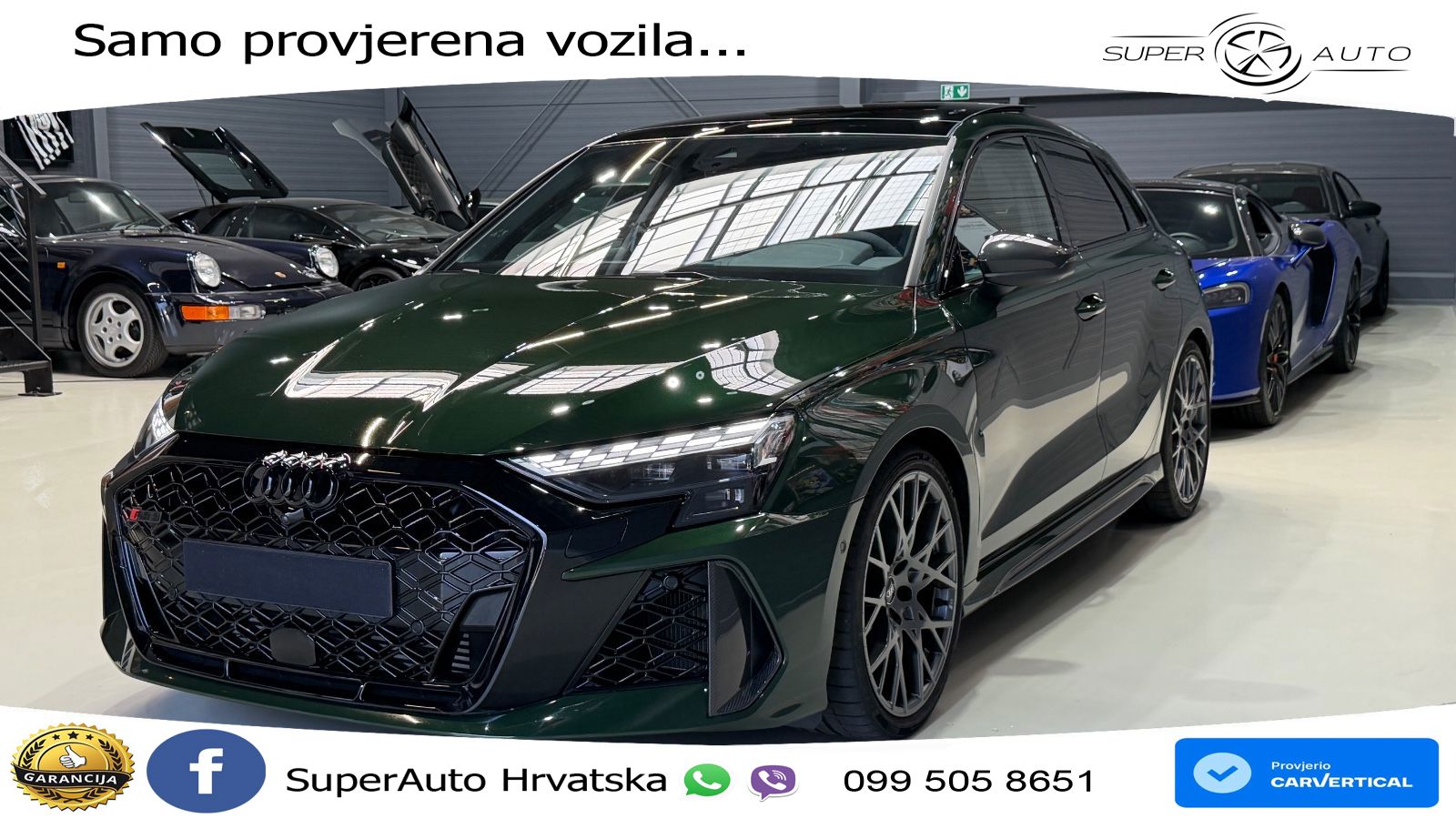 Audi RS3 Sedan 2.5 TFSI (400 KS) quattro S tronic LED+GR SJED+ACC