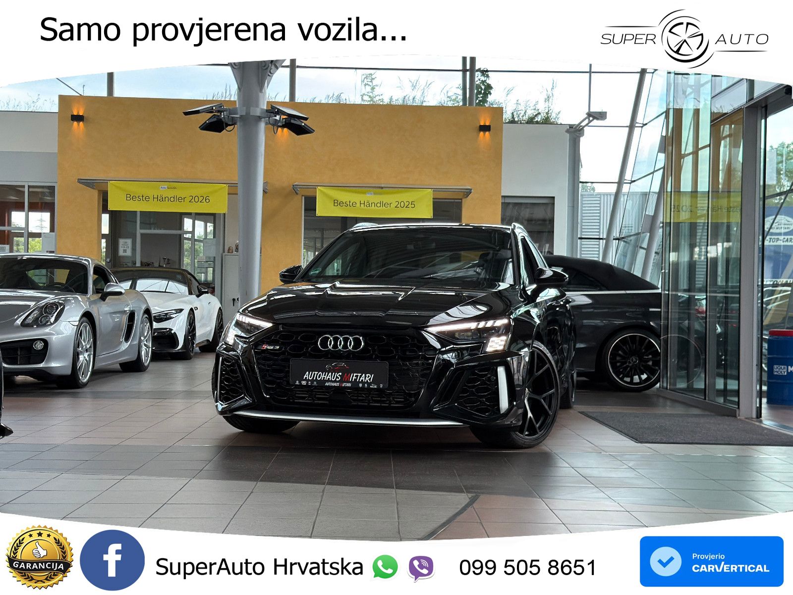 Audi RS3 Sportback 2.5 TFSI (400 KS) quattro S tronic LED+GR SJED+ACC