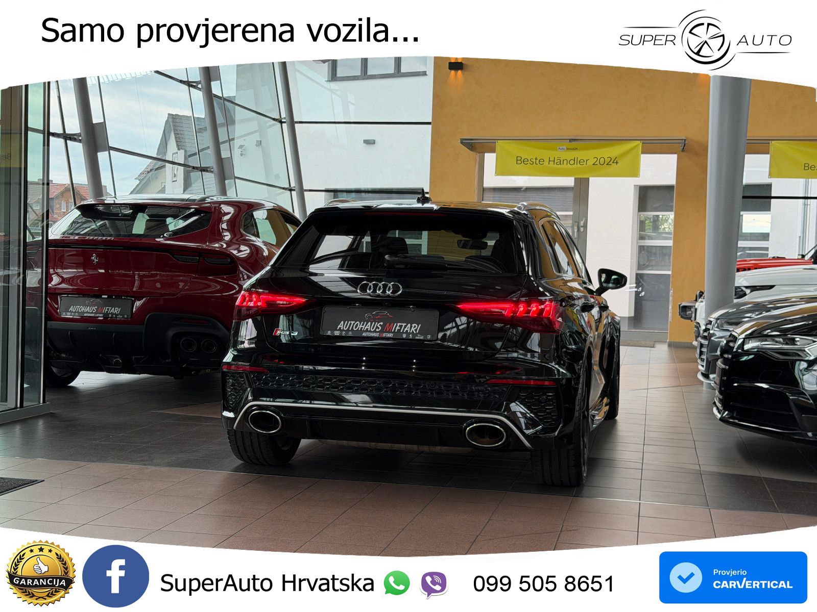 Audi RS3 Sportback 2.5 TFSI (400 KS) quattro S tronic LED+GR SJED+ACC