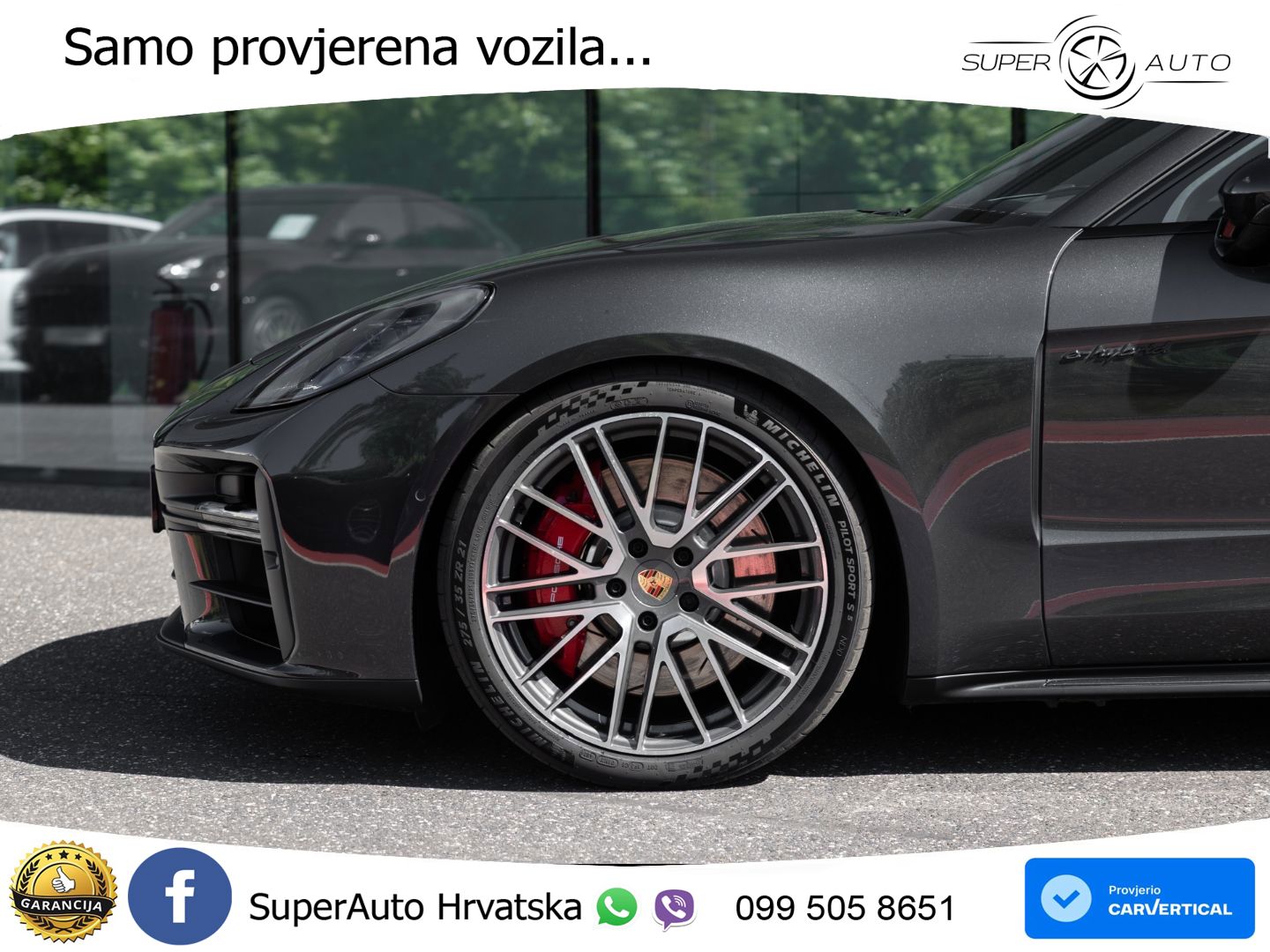 Porsche Panamera 4S 2.9 V6 (544 KS) E-Hybrid PDK ACC+HEAD+4xGR SJED+360+PANO
