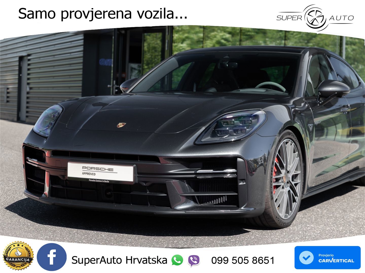 Porsche Panamera 4S 2.9 V6 (544 KS) E-Hybrid PDK ACC+HEAD+4xGR SJED+360+PANO