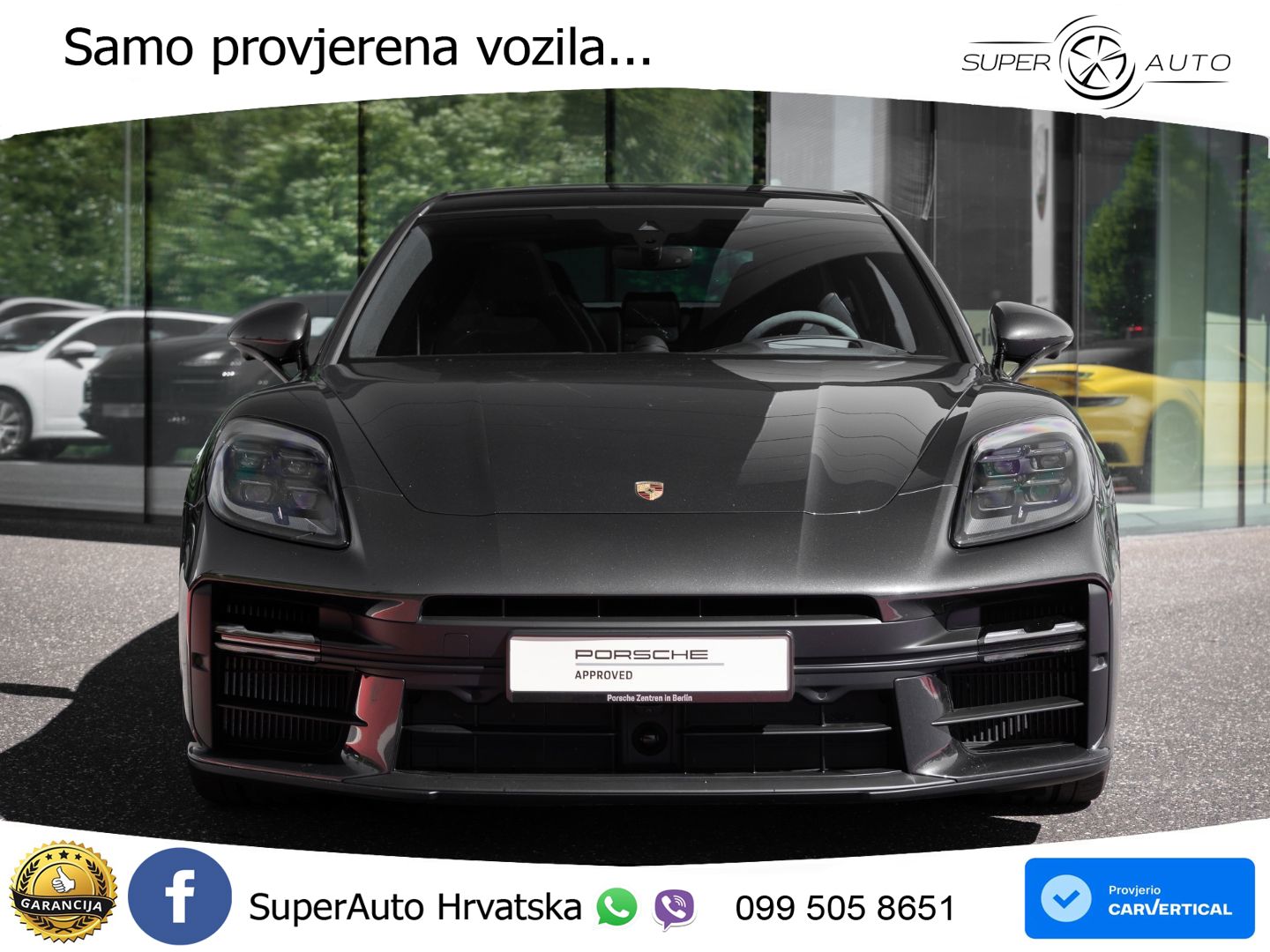 Porsche Panamera 4S 2.9 V6 (544 KS) E-Hybrid PDK ACC+HEAD+4xGR SJED+360+PANO