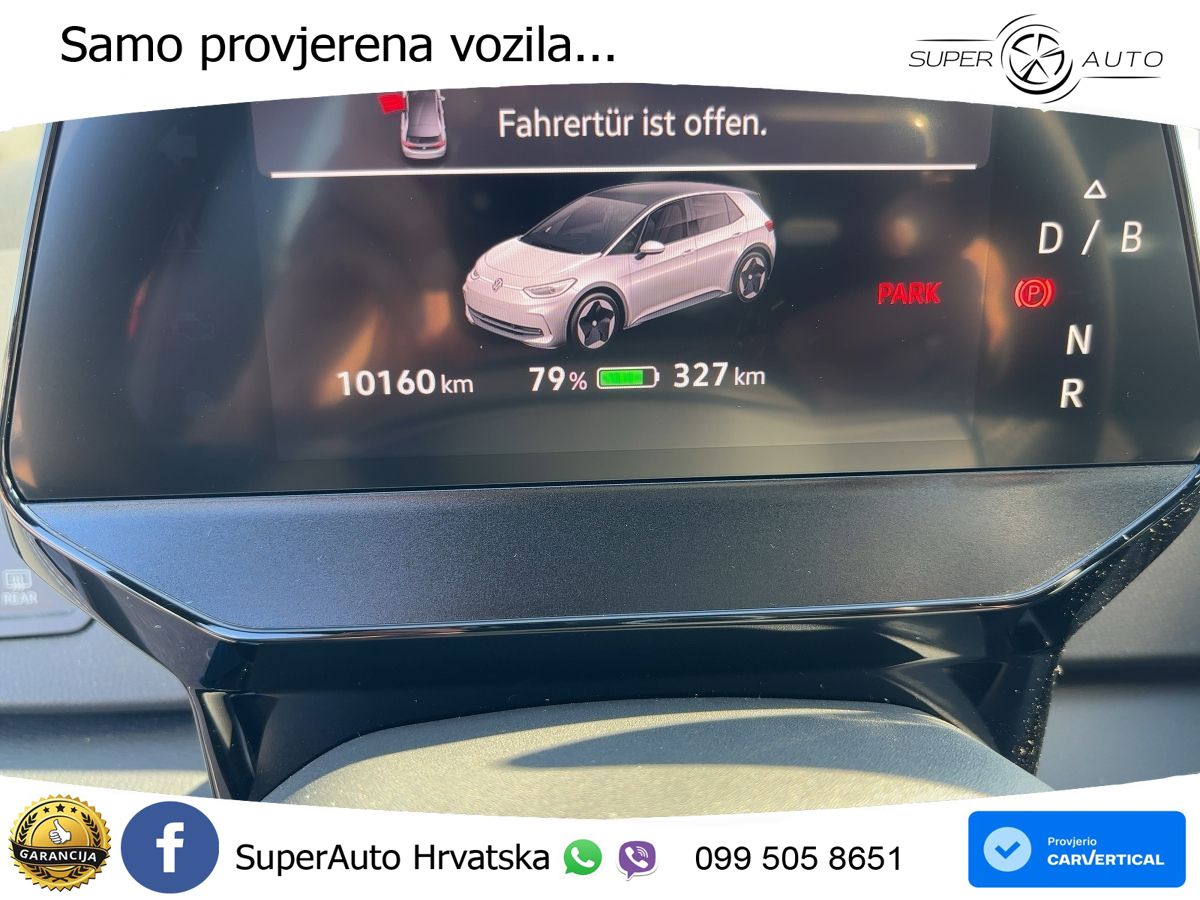 Volkswagen ID.3 Pro S 82 kWh (231 KS) LED+GR SJED+ACC