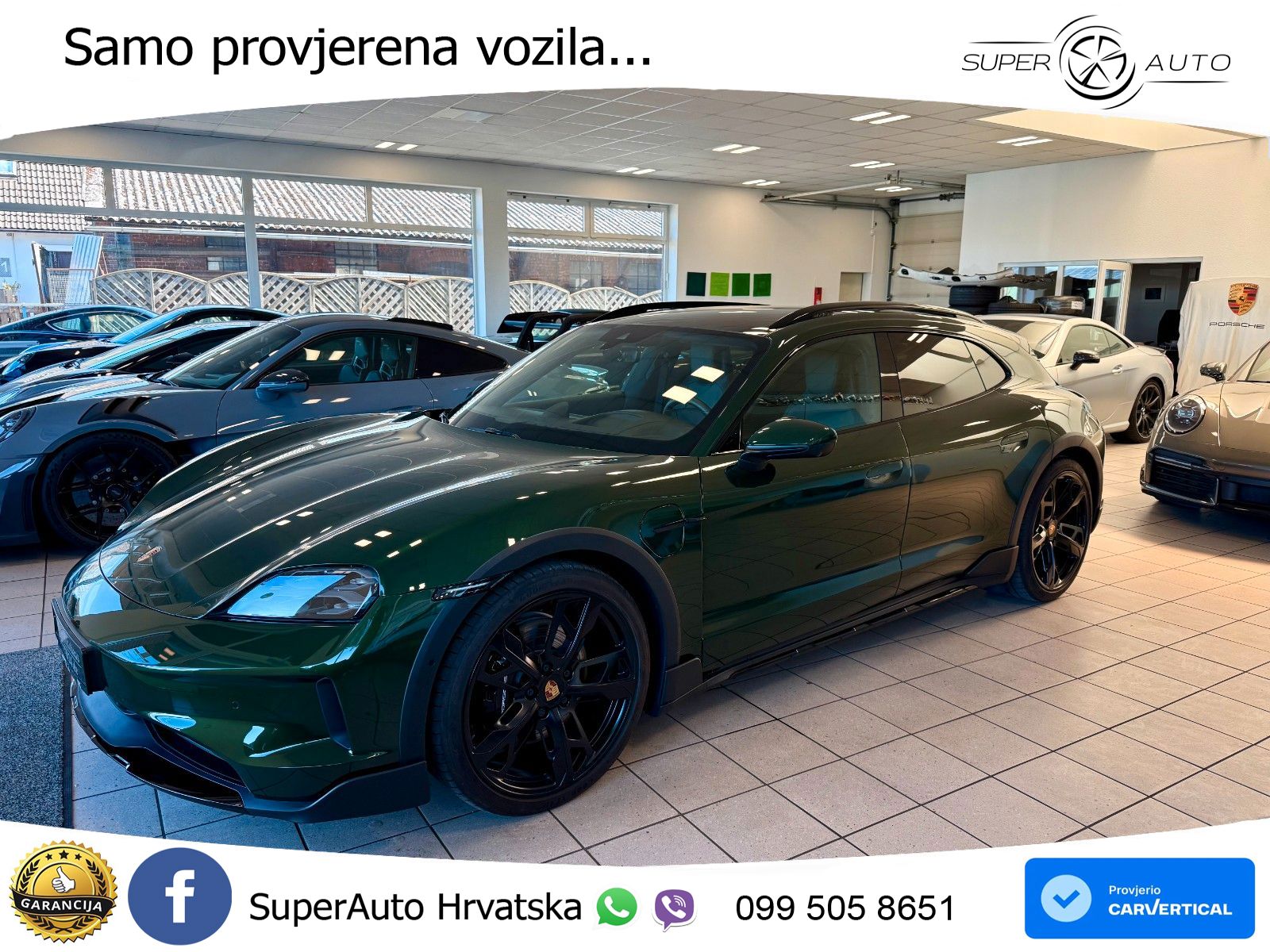Porsche Taycan Cross Turismo 4S 105 kWh (598 KS)