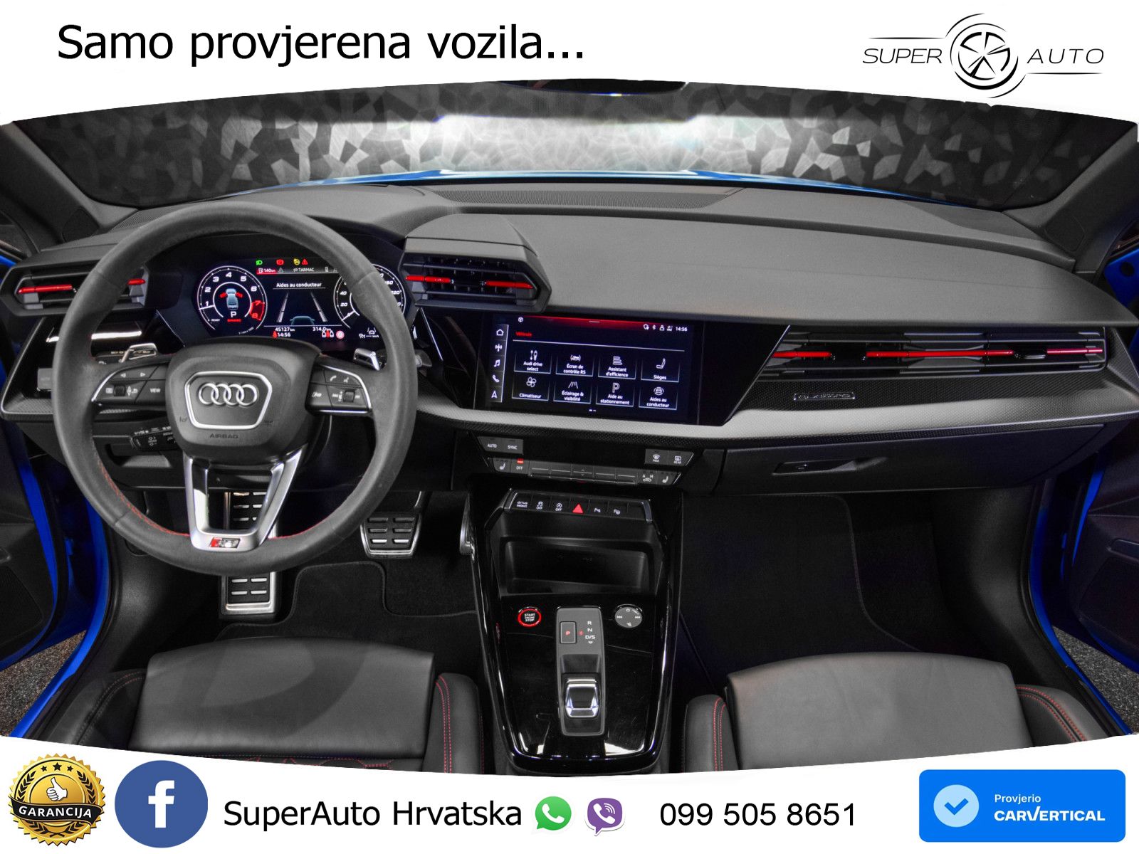 Audi RS3 Sportback 2.5 TFSI (400 KS) quattro S tronic LED+GR SJED+ACC