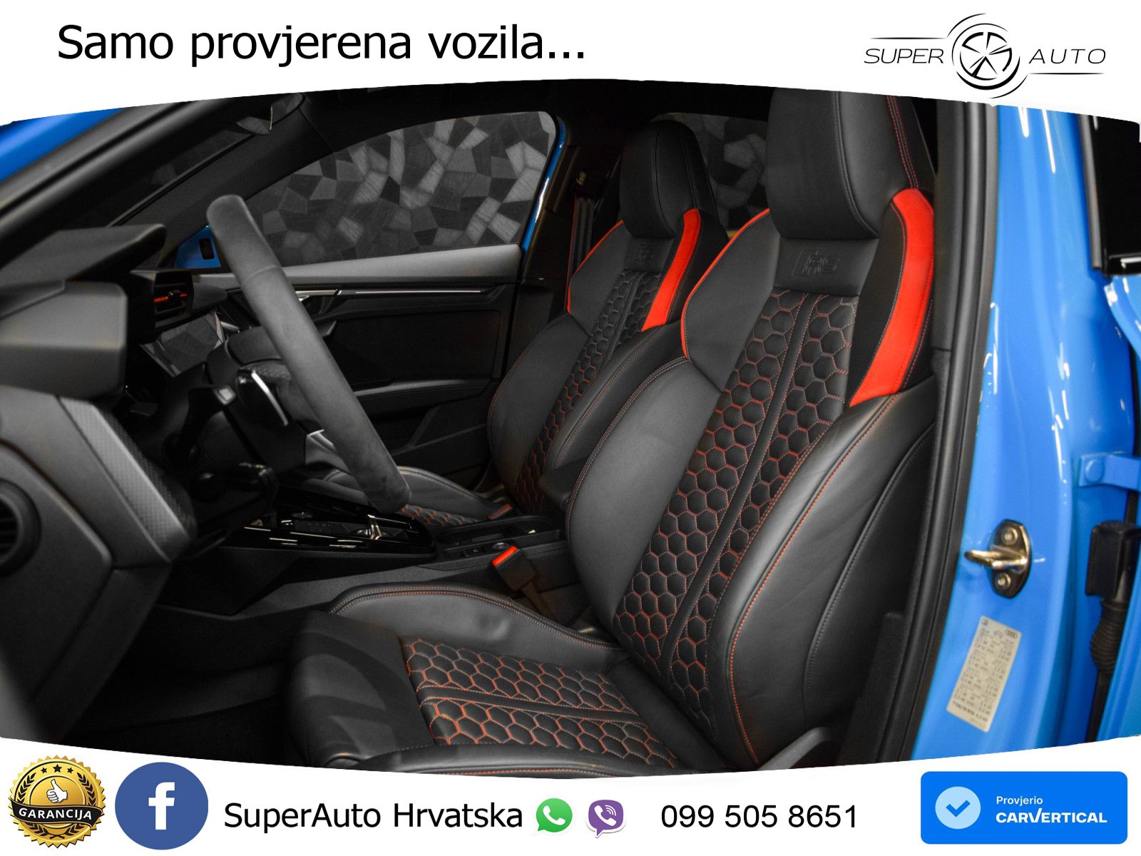 Audi RS3 Sportback 2.5 TFSI (400 KS) quattro S tronic LED+GR SJED+ACC