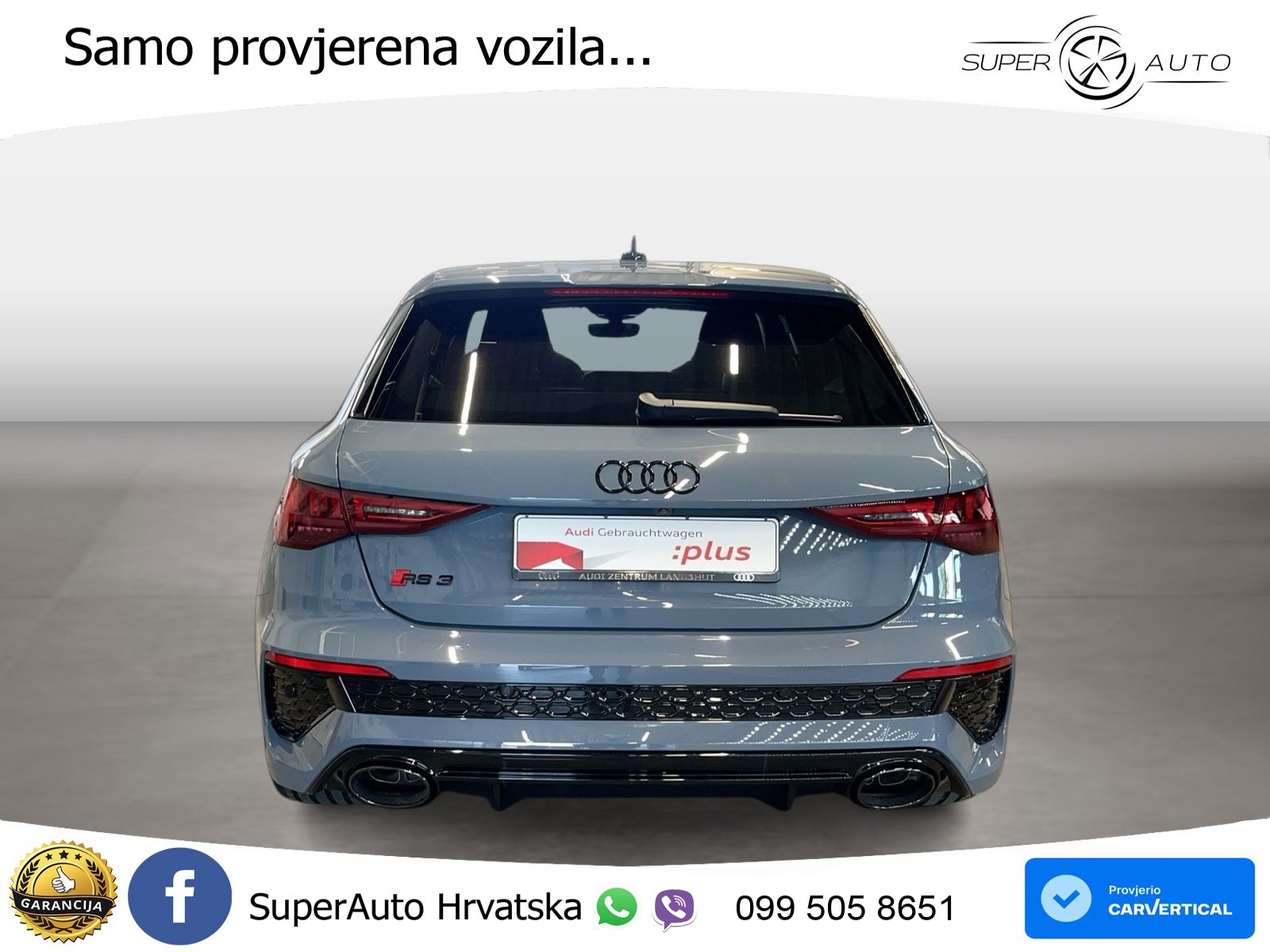 Audi RS3 Sedan 2.5 TFSI (400 KS) quattro S tronic LED+GR SJED+ACC