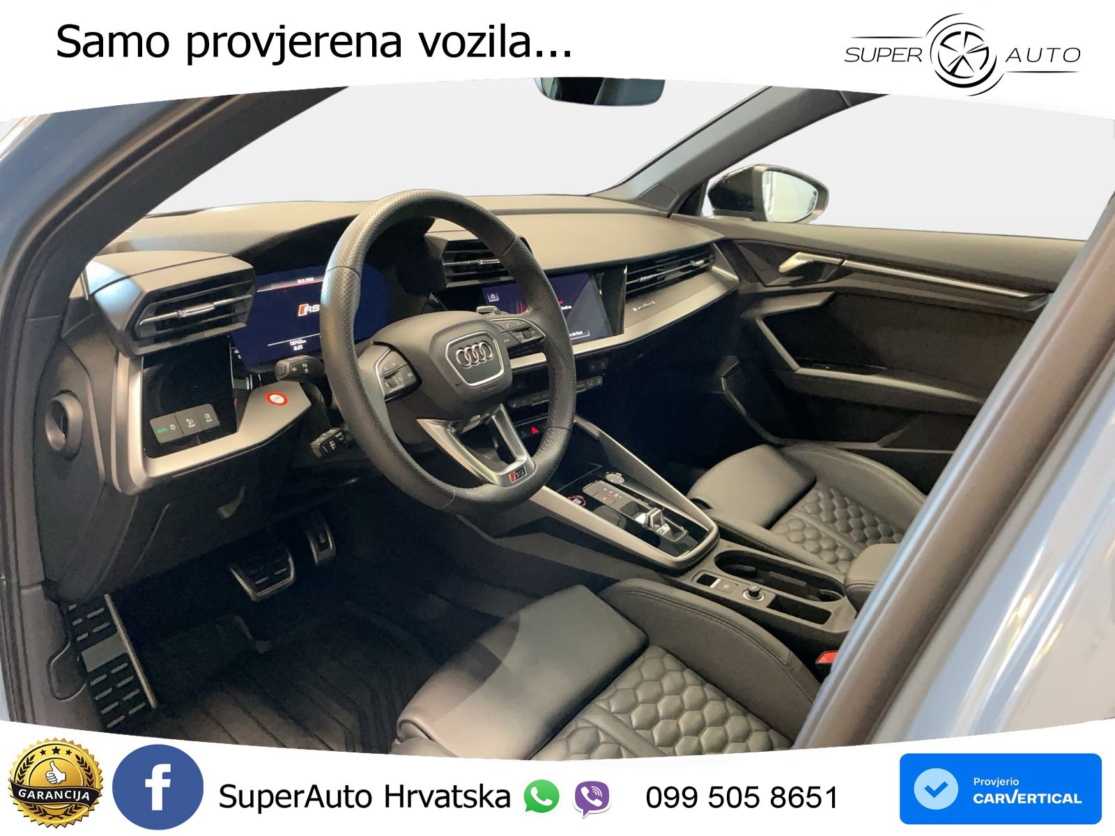 Audi RS3 Sedan 2.5 TFSI (400 KS) quattro S tronic LED+GR SJED+ACC