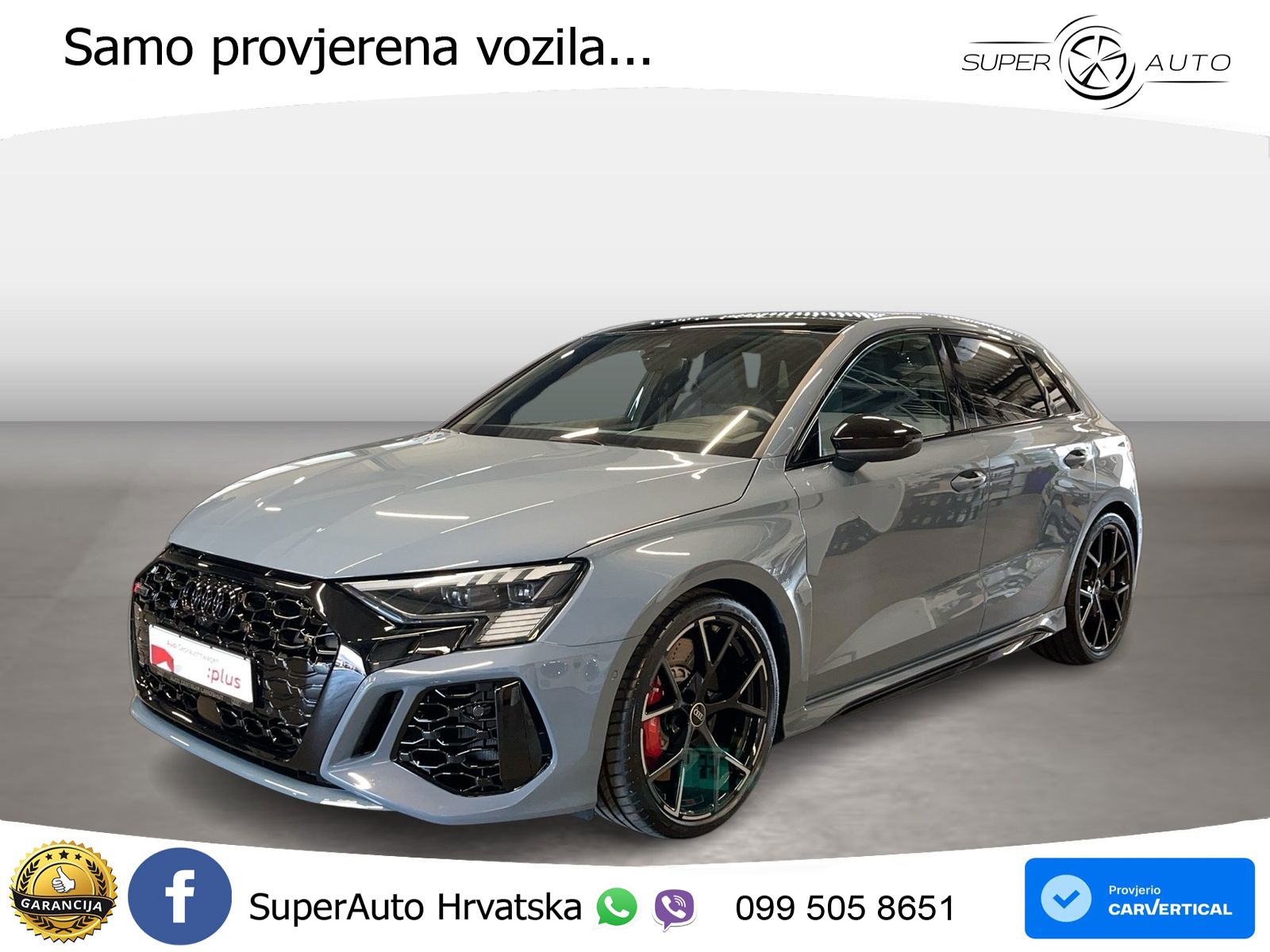 Audi RS3 Sedan 2.5 TFSI (400 KS) quattro S tronic LED+GR SJED+ACC