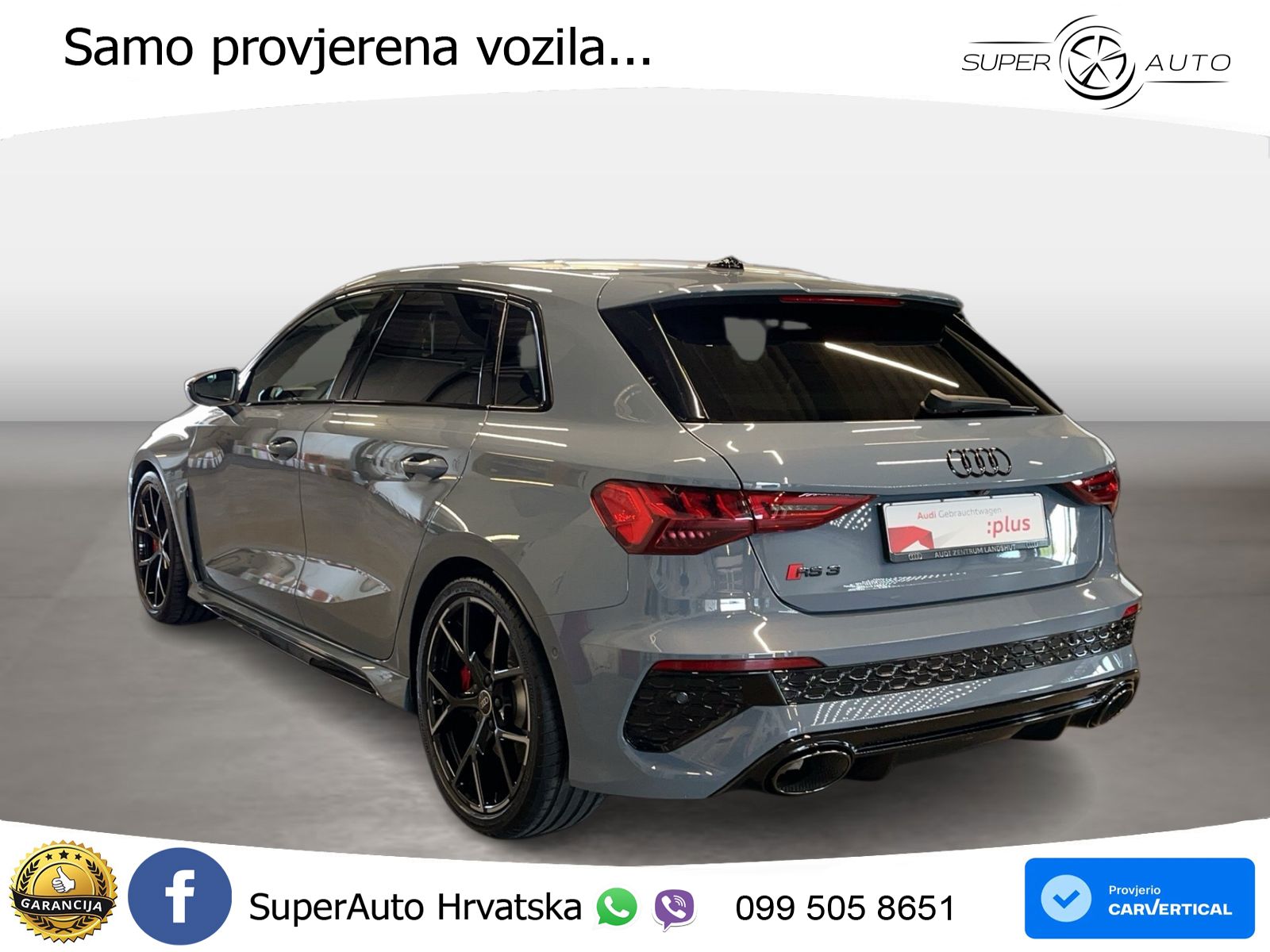 Audi RS3 Sedan 2.5 TFSI (400 KS) quattro S tronic LED+GR SJED+ACC