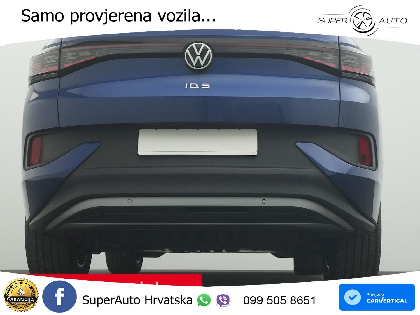 Volkswagen ID.5 Pure 55 kWh (170 KS) LED+GR SJED+ACC