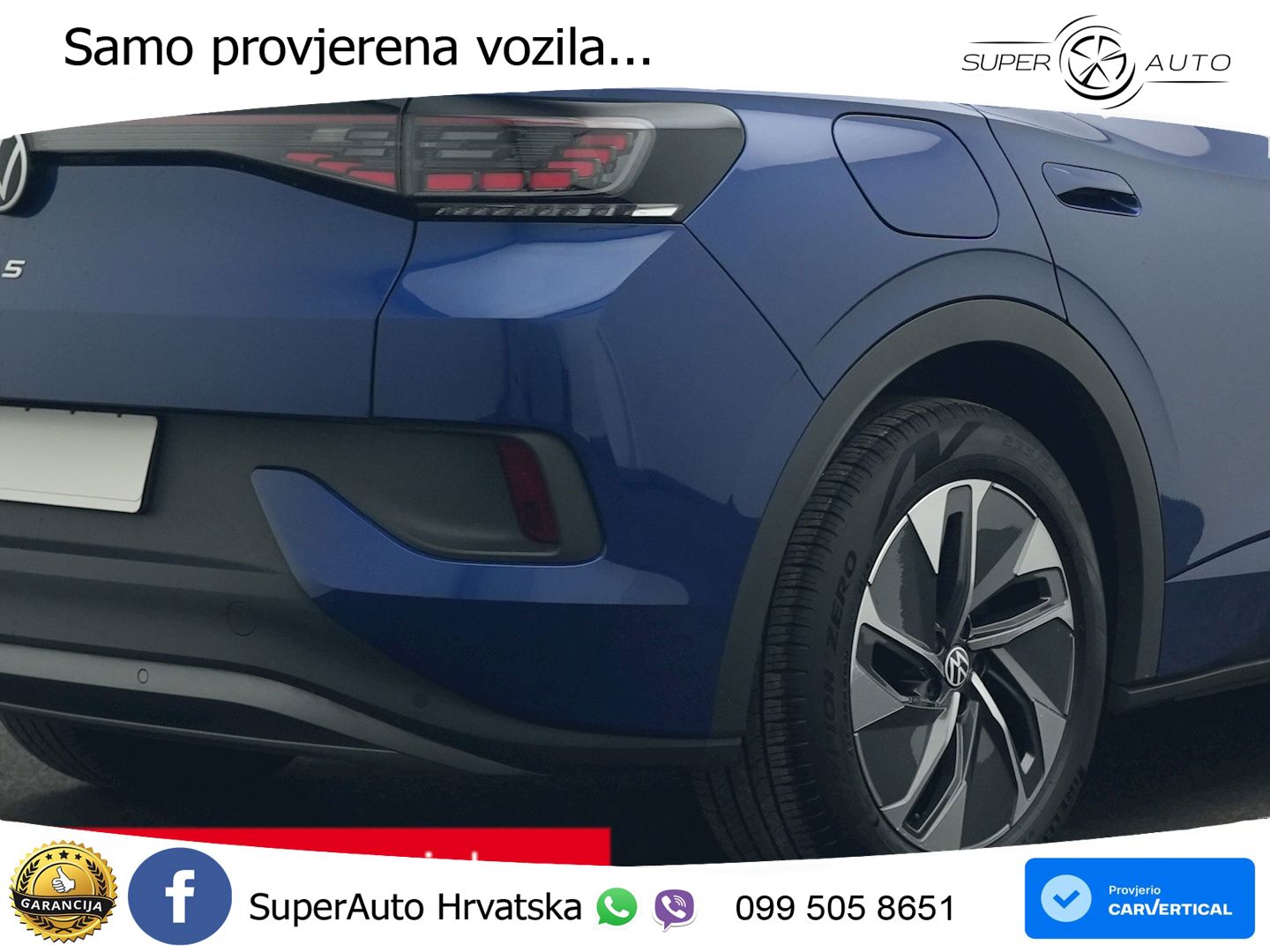 Volkswagen ID.5 Pure 55 kWh (170 KS) LED+GR SJED+ACC