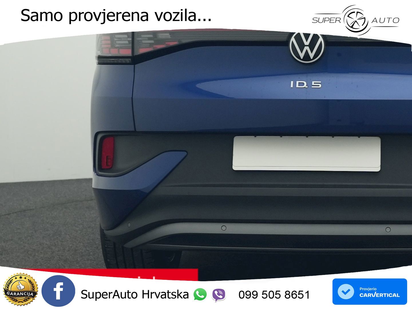Volkswagen ID.5 Pure 55 kWh (170 KS) LED+GR SJED+ACC
