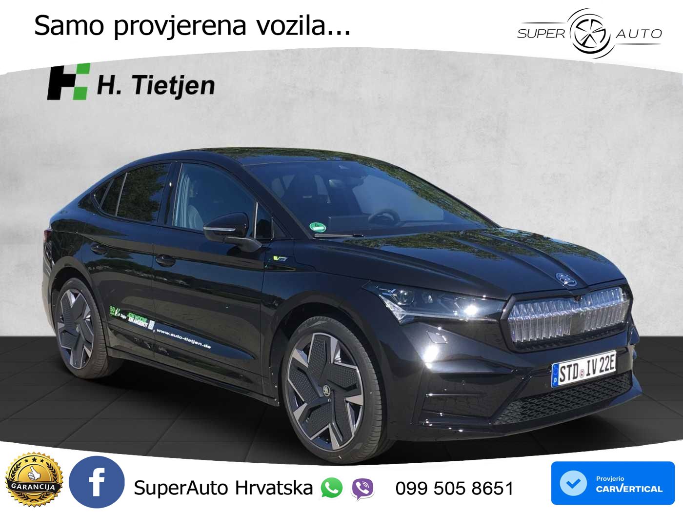 Škoda Enyaq Coupe iV RS 82 kWh (299 KS) AWD LED+GR SJED+ACC