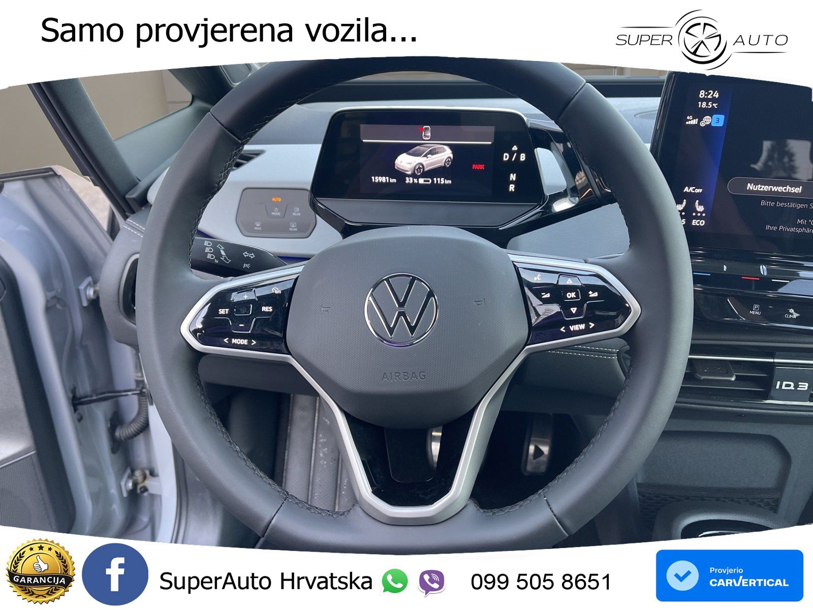 Volkswagen ID.3 Pro 62 kWh (204 KS)