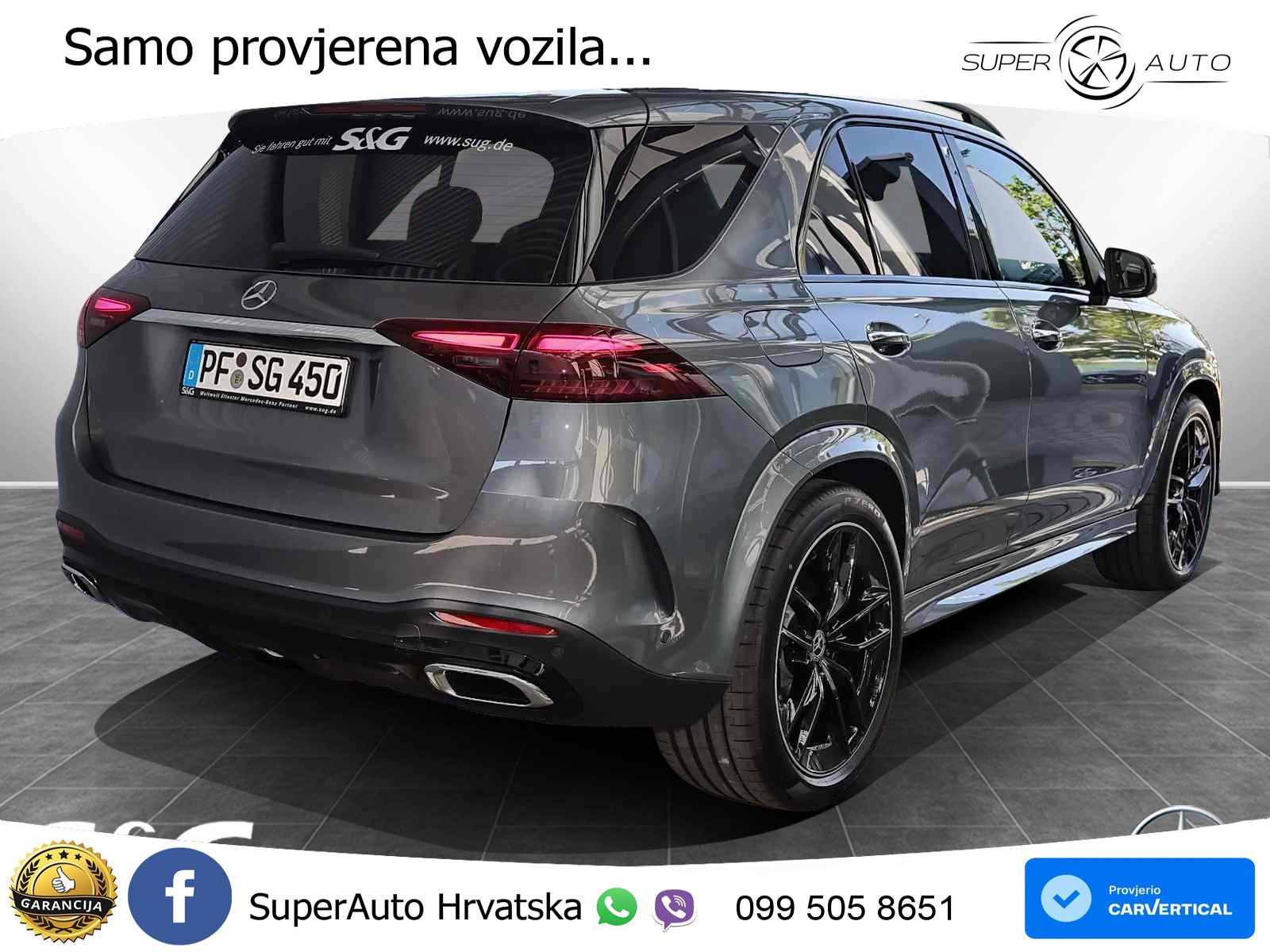 Mercedes GLE 450d (367 KS) EQ Boost 4MATIC 9G-TRONIC AMG LED+GR SJED+ACC