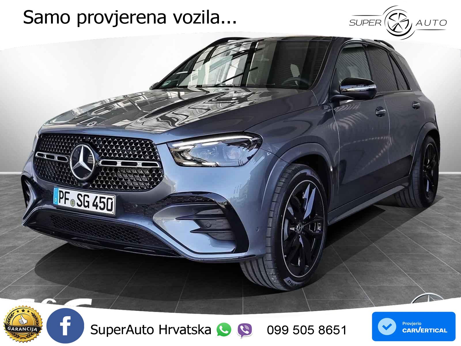 Mercedes GLE 450d (367 KS) EQ Boost 4MATIC 9G-TRONIC AMG LED+GR SJED+ACC