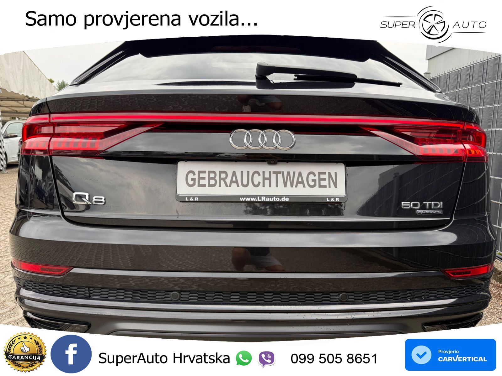 Audi Q8 50 TDI V6 (286 KS) quattro Tiptronic