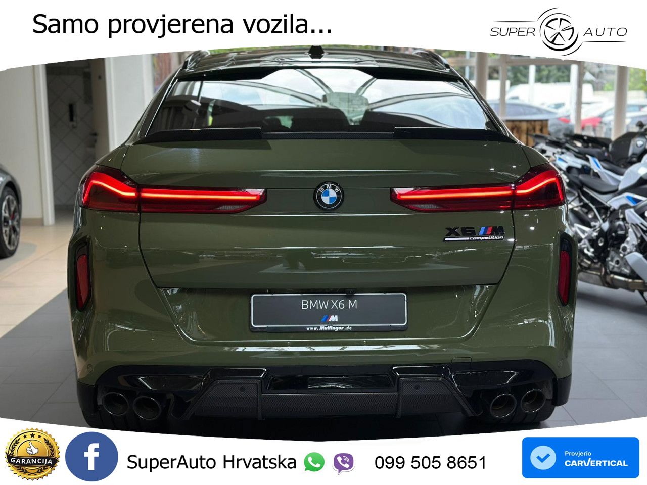 BMW X6 M Competition 4.4 V8 (625 KS) xDrive Steptronic LED+GR SJED+ACC