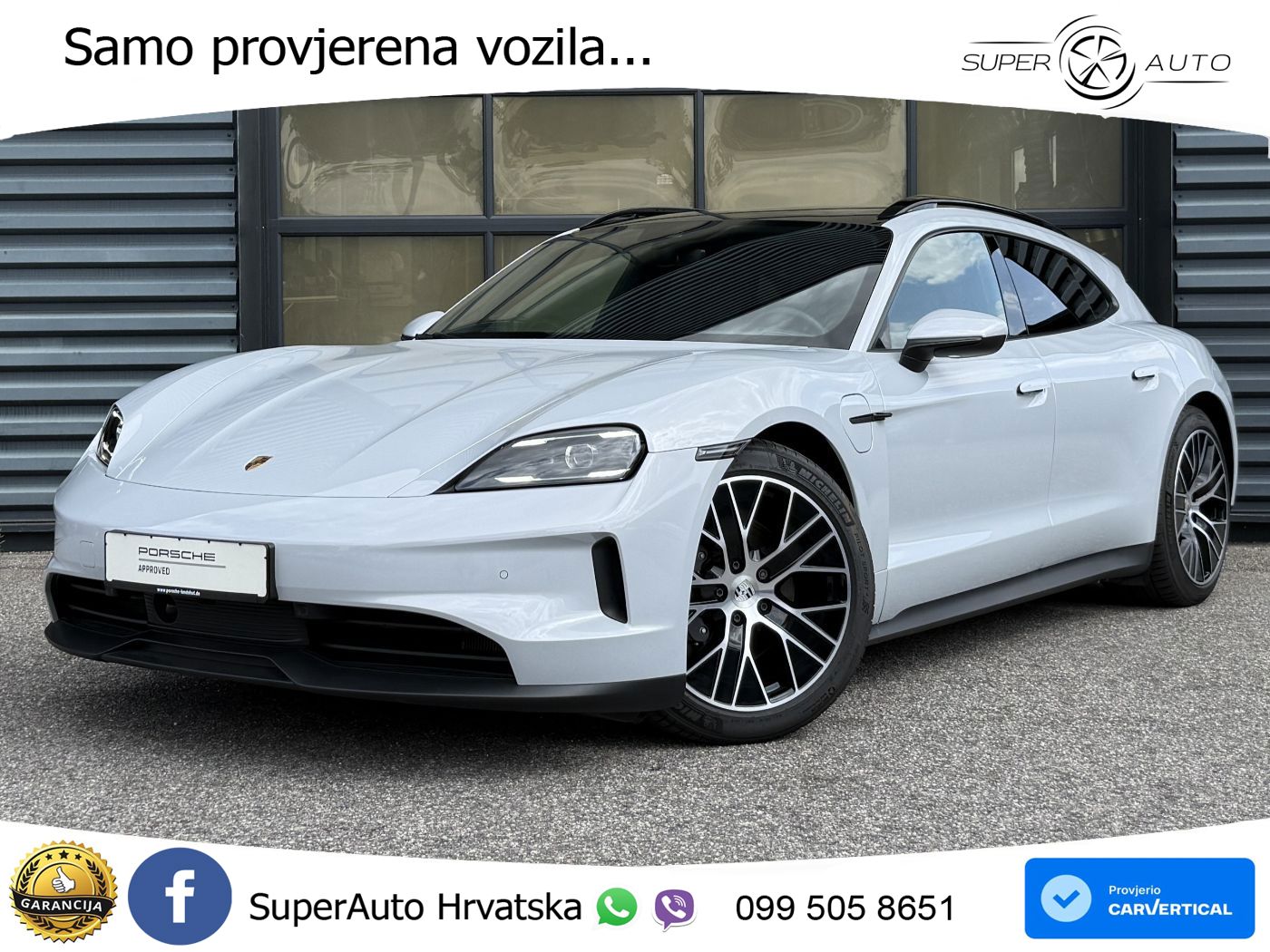 Porsche Taycan Sport Turismo 105 kWh (435 KS)