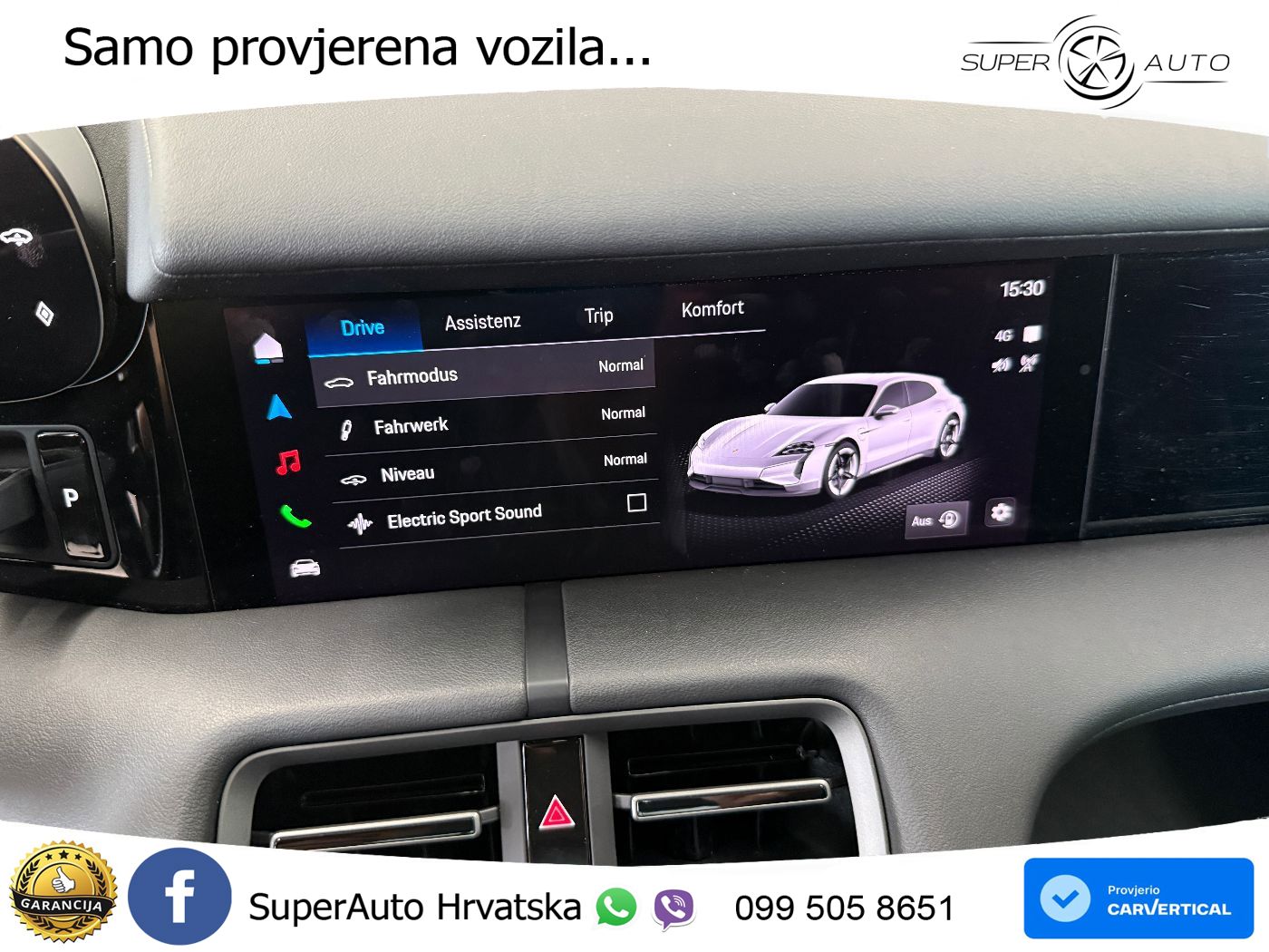 Porsche Taycan Sport Turismo 105 kWh (435 KS)
