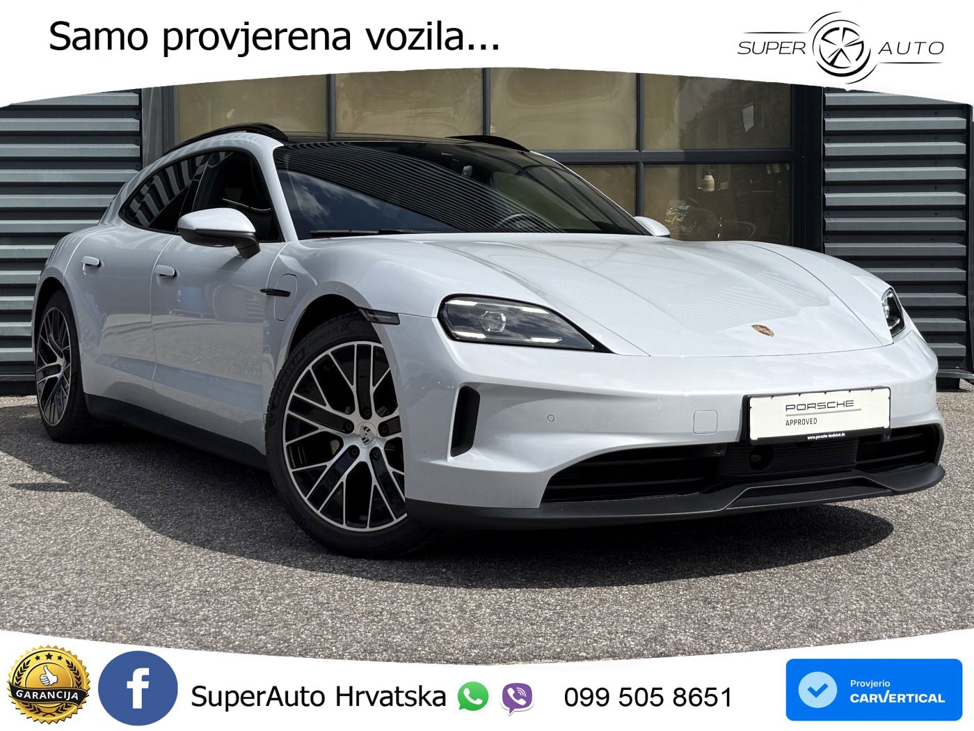 Porsche Taycan Sport Turismo 105 kWh (435 KS)