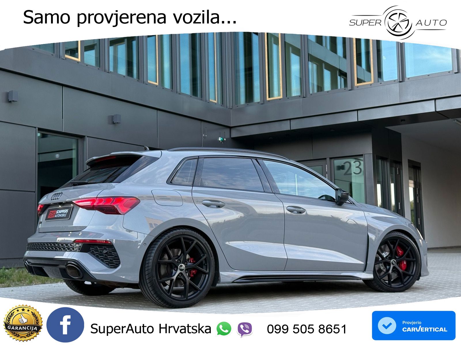 Audi RS3 Sportback 2.5 TFSI (400 KS) quattro S tronic LED+GR SJED+ACC
