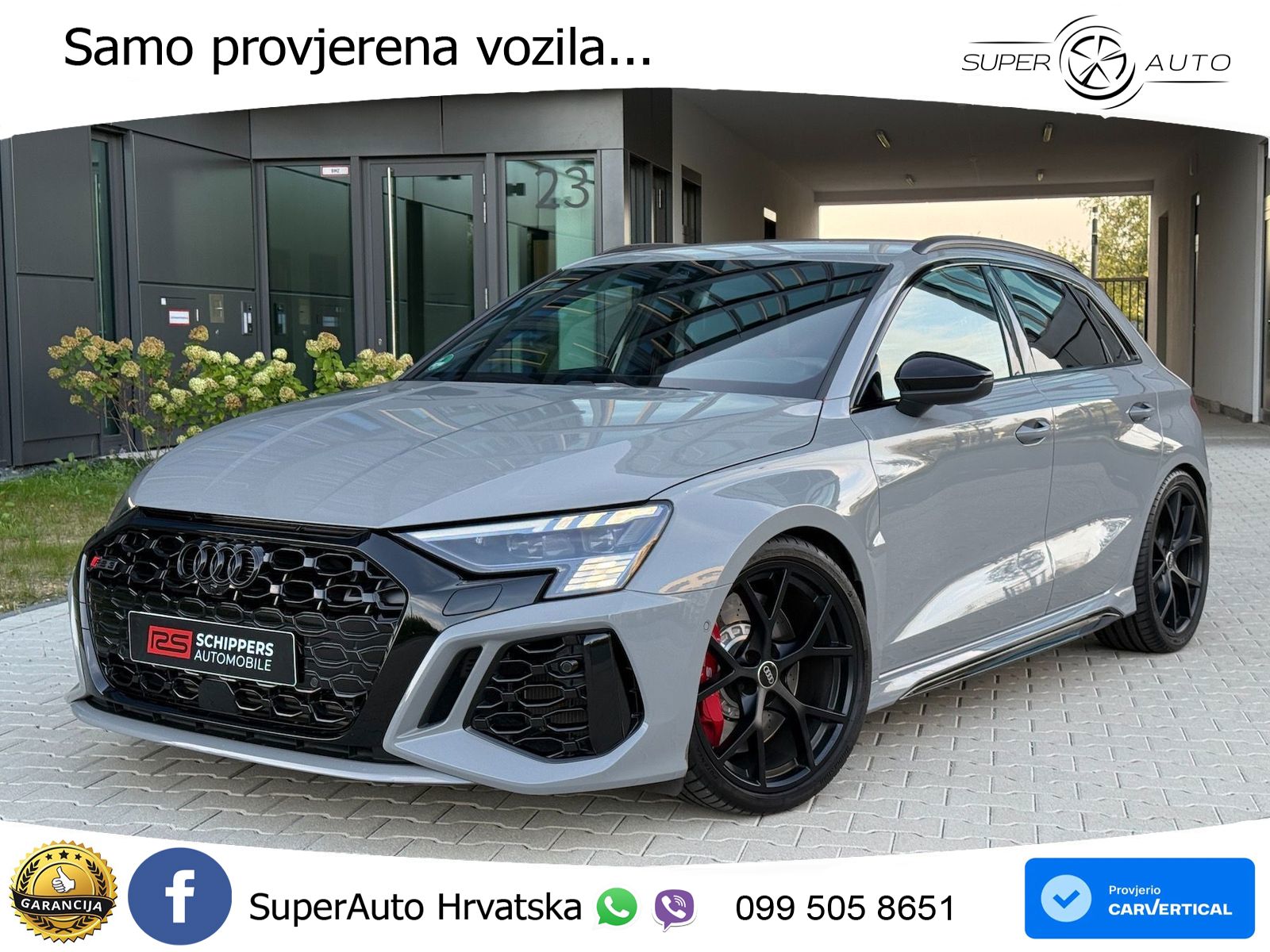 Audi RS3 Sportback 2.5 TFSI (400 KS) quattro S tronic LED+GR SJED+ACC