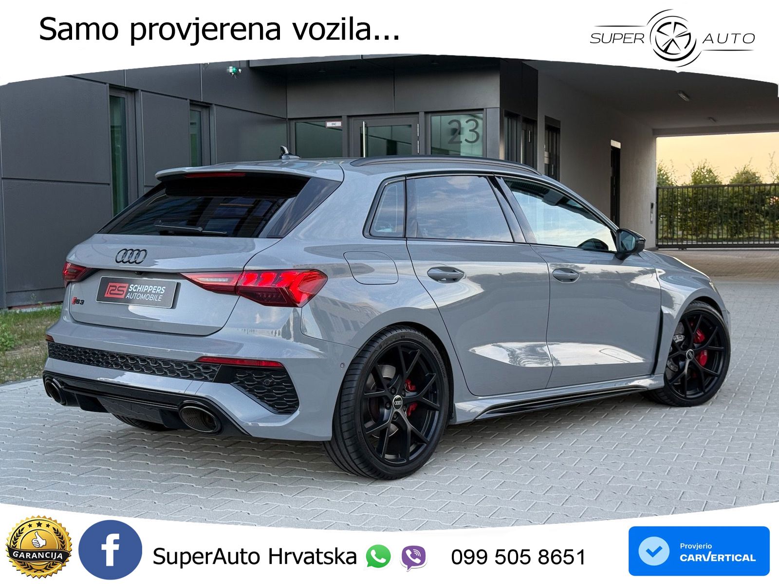 Audi RS3 Sportback 2.5 TFSI (400 KS) quattro S tronic LED+GR SJED+ACC
