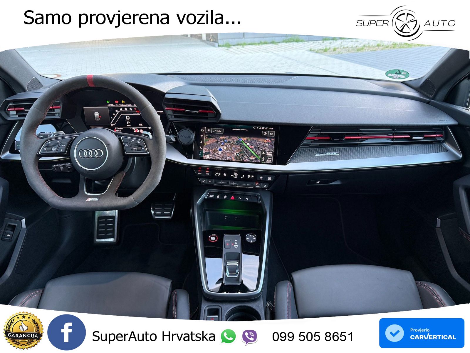 Audi RS3 Sportback 2.5 TFSI (400 KS) quattro S tronic LED+GR SJED+ACC
