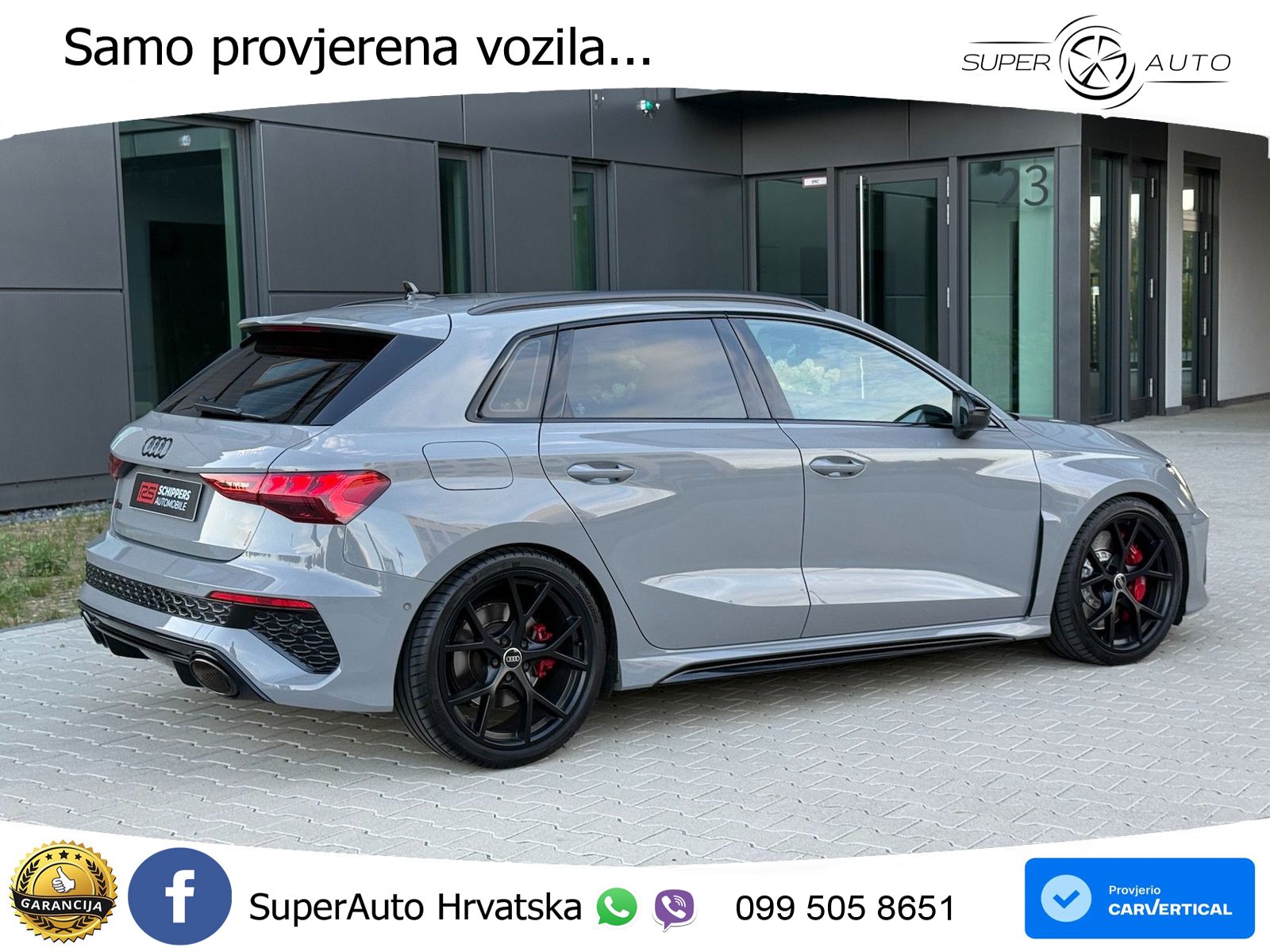 Audi RS3 Sportback 2.5 TFSI (400 KS) quattro S tronic LED+GR SJED+ACC