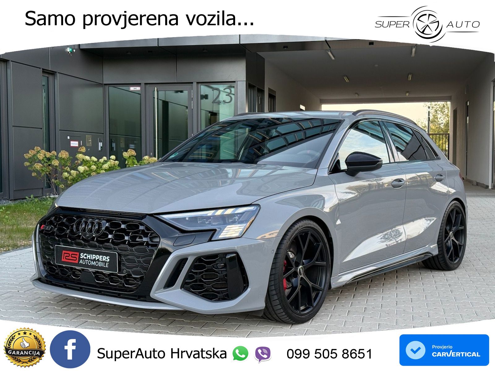 Audi RS3 Sportback 2.5 TFSI (400 KS) quattro S tronic LED+GR SJED+ACC