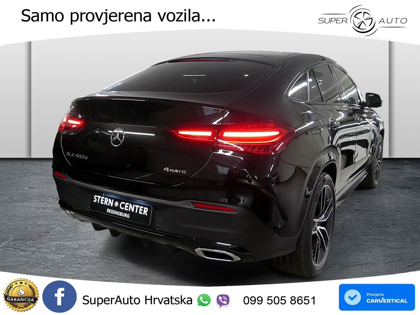 Mercedes GLE Coupe 450d (367 KS) EQ Boost 4MATIC 9G-TRONIC AMG LED+GR SJED+ACC
